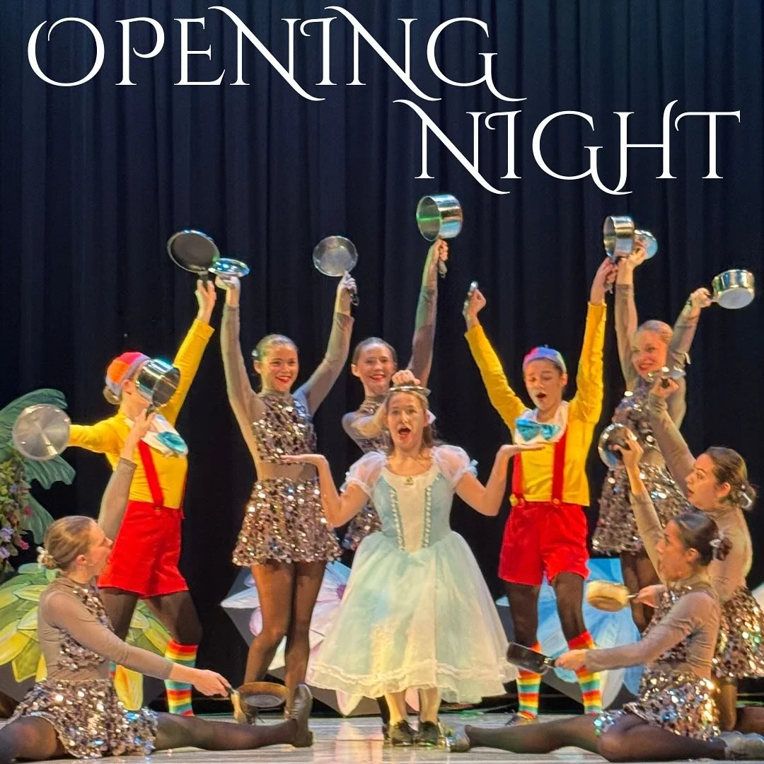 It's opening night of Alice in Dancerland! We can't wait to share this fantastic show with you! See you at the theatre! 🐇⏱️🩰