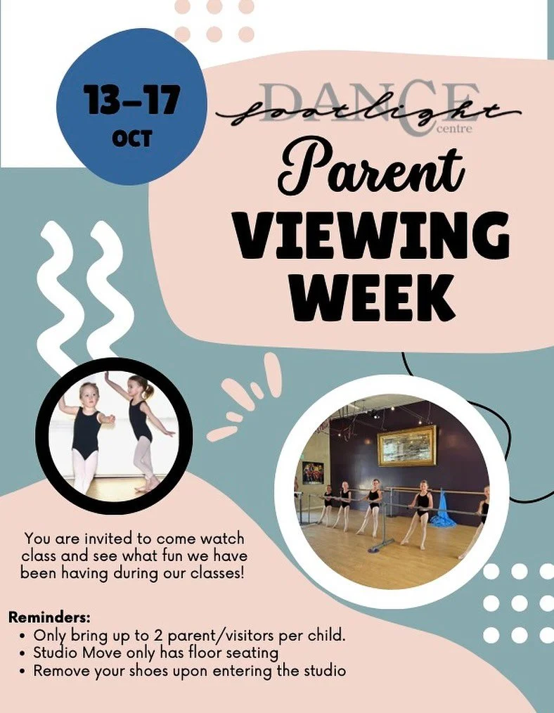 Viewing week is coming up October 13-17!! We can&rsquo;t wait to share what we&rsquo;ve been learning this year. 

*Ms. Leah&rsquo;s Creative 1 will have their viewing on 10/20*