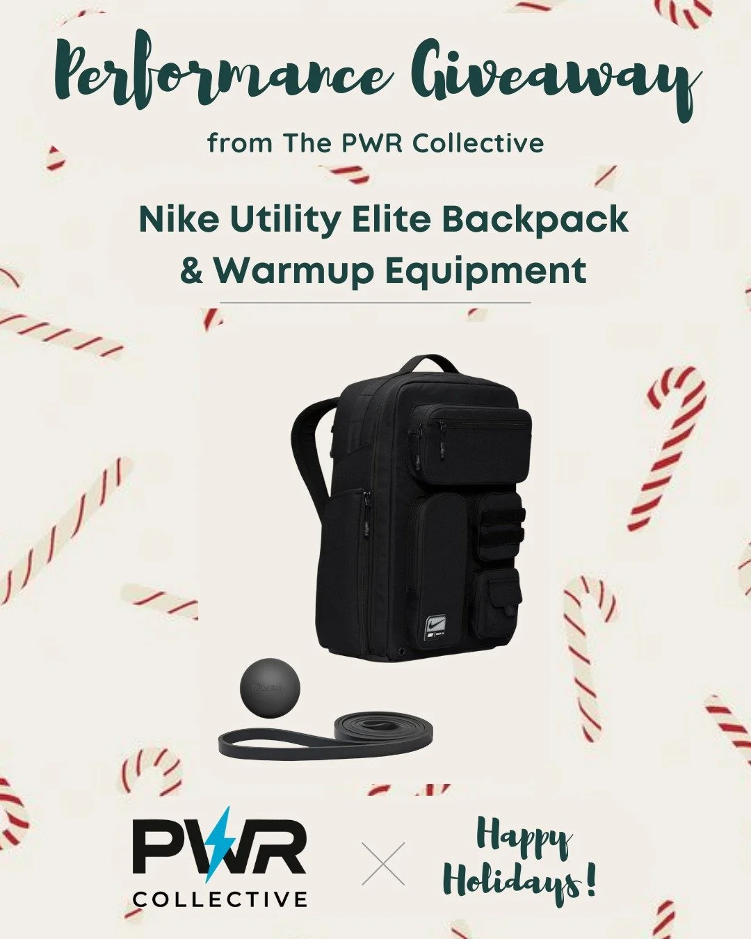 🎁 PERFORMANCE GIVEAWAY 🎁 from The PWR Collective

We&rsquo;re kicking off our holiday giveaways with a Performance-focused prize designed to help you train and perform at a higher level.

ONE WINNER WILL RECEIVE: 🎒 Nike Utility Elite Backpack 🏋️ 