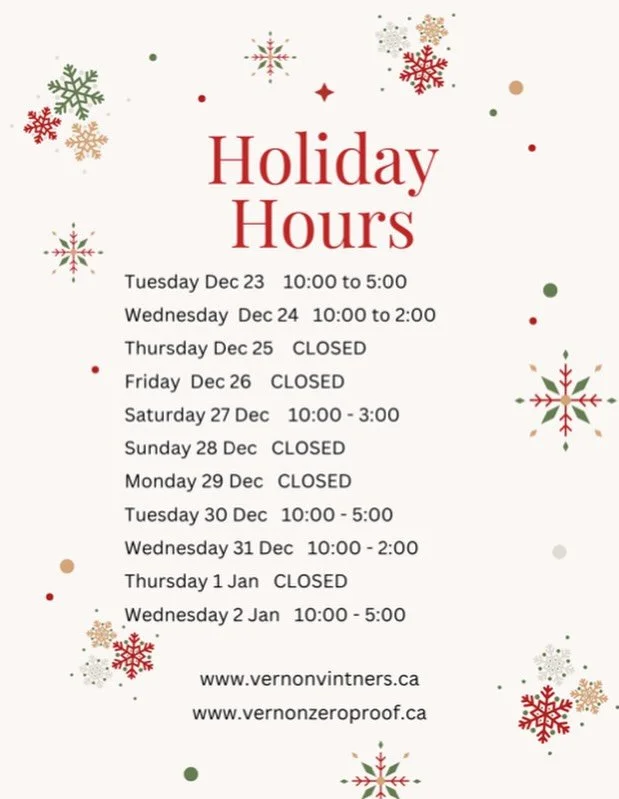 Here you go &mdash; short, festive, and perfect for Instagram 🎄🥂

⸻

🎄 Holiday Hours Reminder! 🎄
We&rsquo;ll be closed Christmas Day &amp; Boxing Day, so make sure you stock up on your favourite non-alcoholic drinks before the holidays!

From fes
