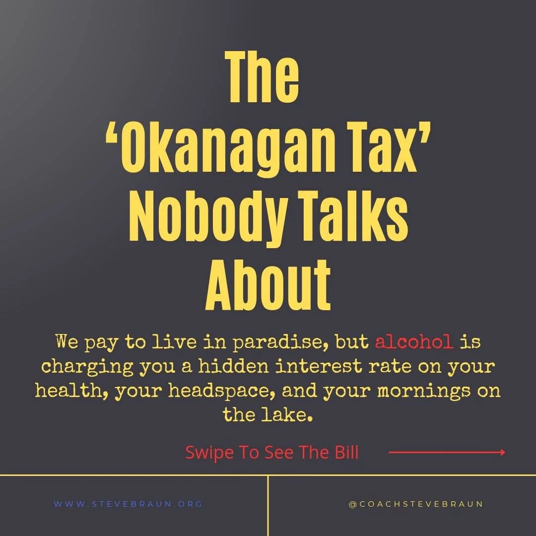 I saw this great post from Steve Braun of @coachstevebraun and it really spoke to me . It make so much sense written this way . There are more slides to this that I will share over the next few day . Thank you Steve letting me share this ☺️

#alcohol