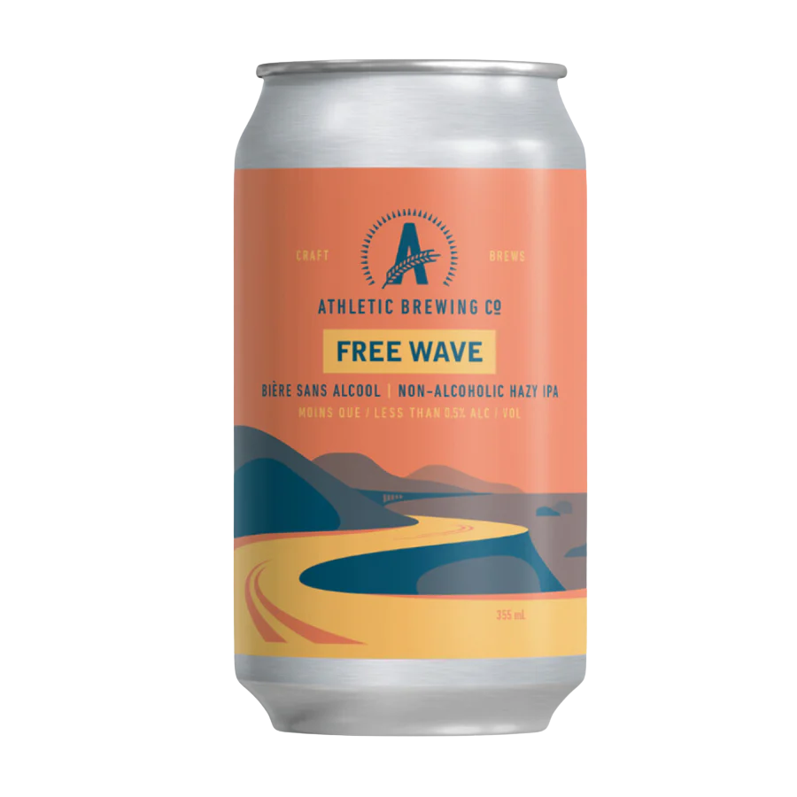 Athletic Brewing Non-Alcoholic Free Wave — Hazy IPA