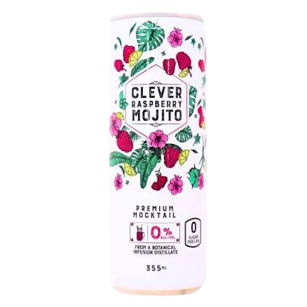 Clever Sugar-Free Raspberry Mojito