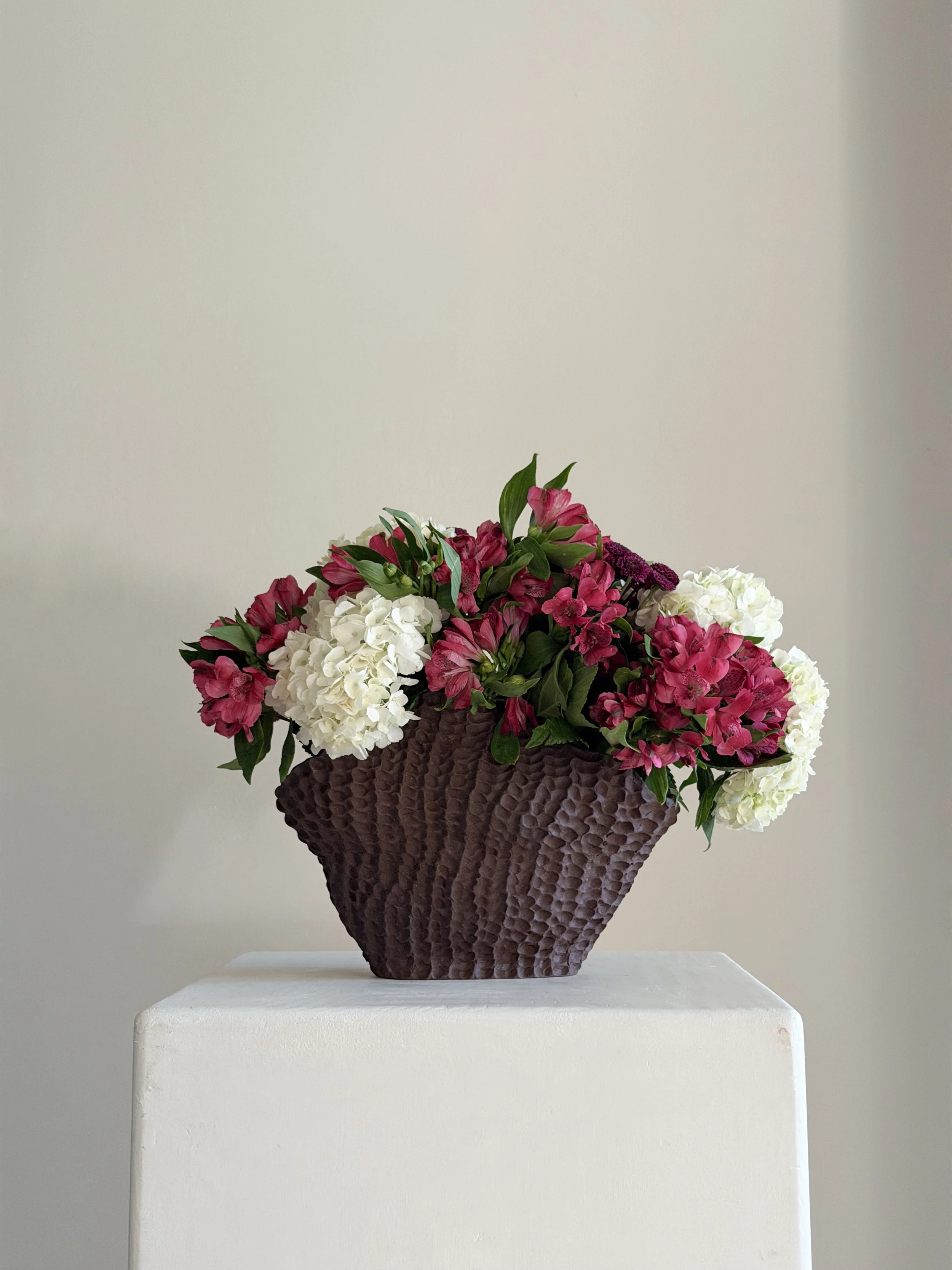Large Coral Vase