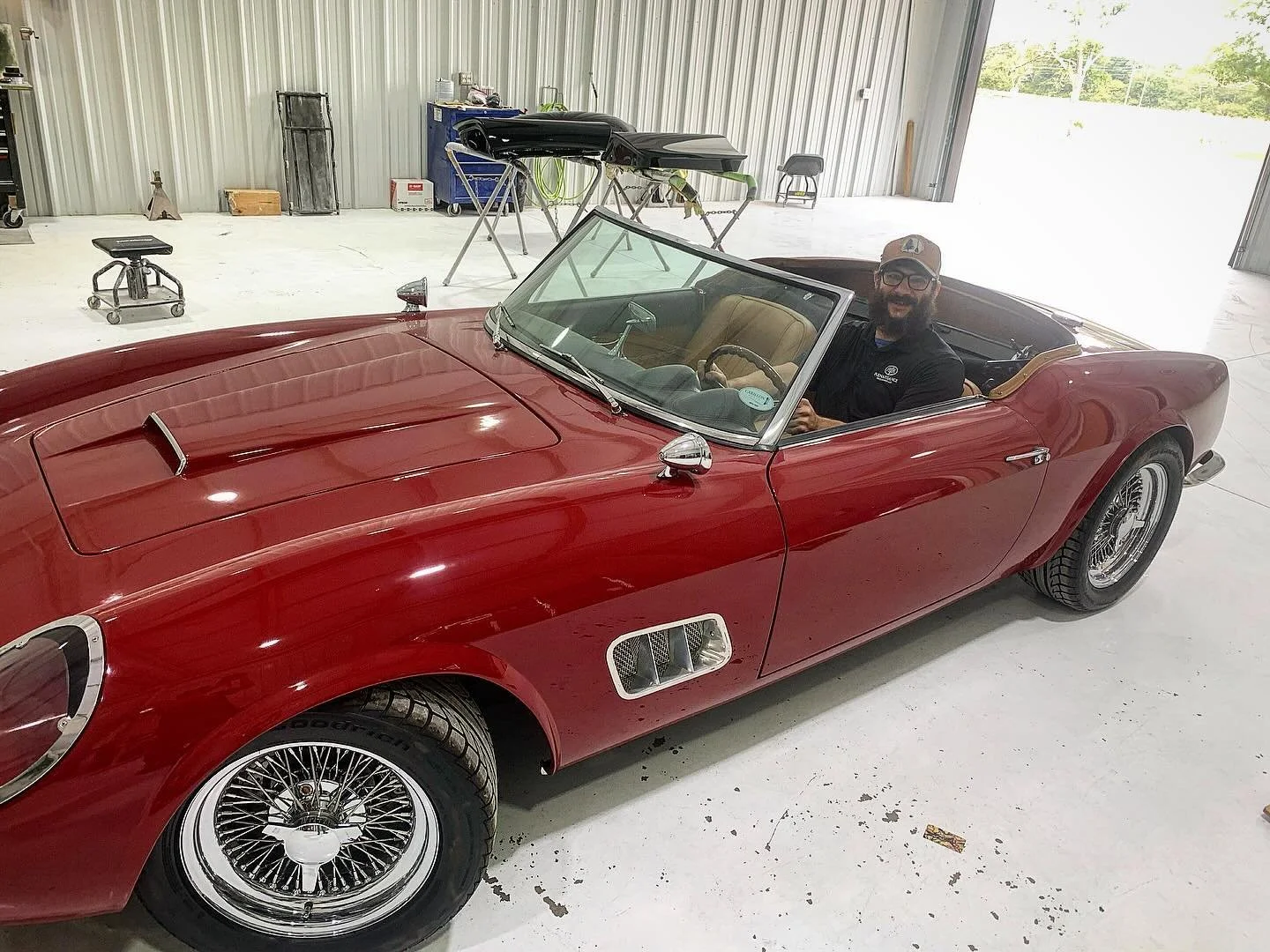 I usually don&rsquo;t post something like this but I had to share. Was out on a sales call and ended up getting a chance to sit in the car that was used in Ferris Bueller&lsquo;s Day Off! Can&rsquo;t believe this happened! #ferrari #ferrisbueller #fe