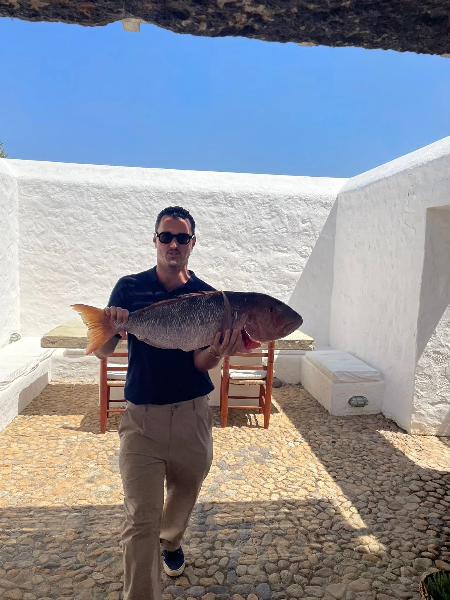 Exclusive catering service in Mykonos luxury villa