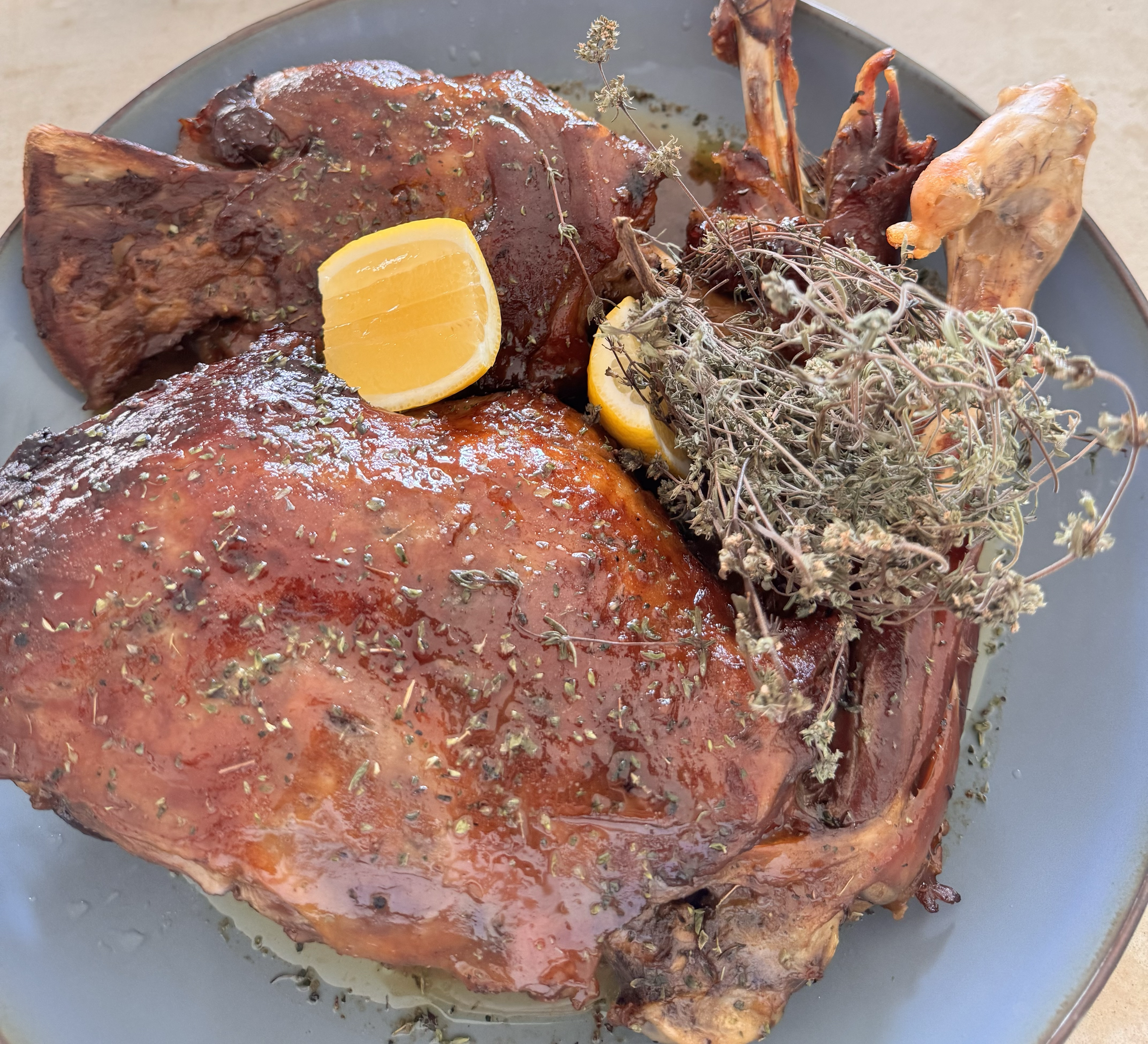 Slow-Roasted Leg of Lamb