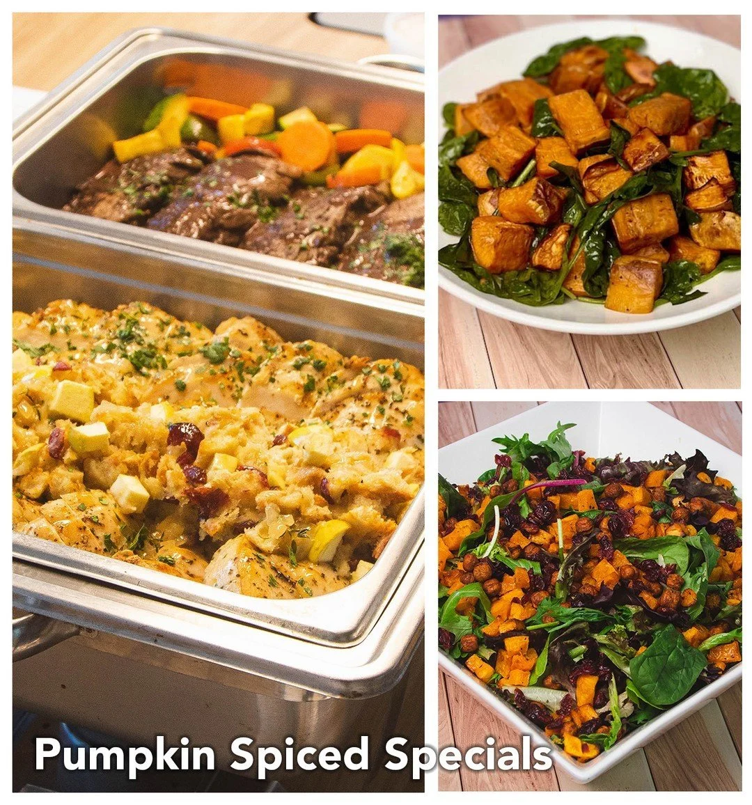 Fall has arrived, and so have our Pumpkin Spiced Specials! 🍁#sinplicitycatering #corporatecatering