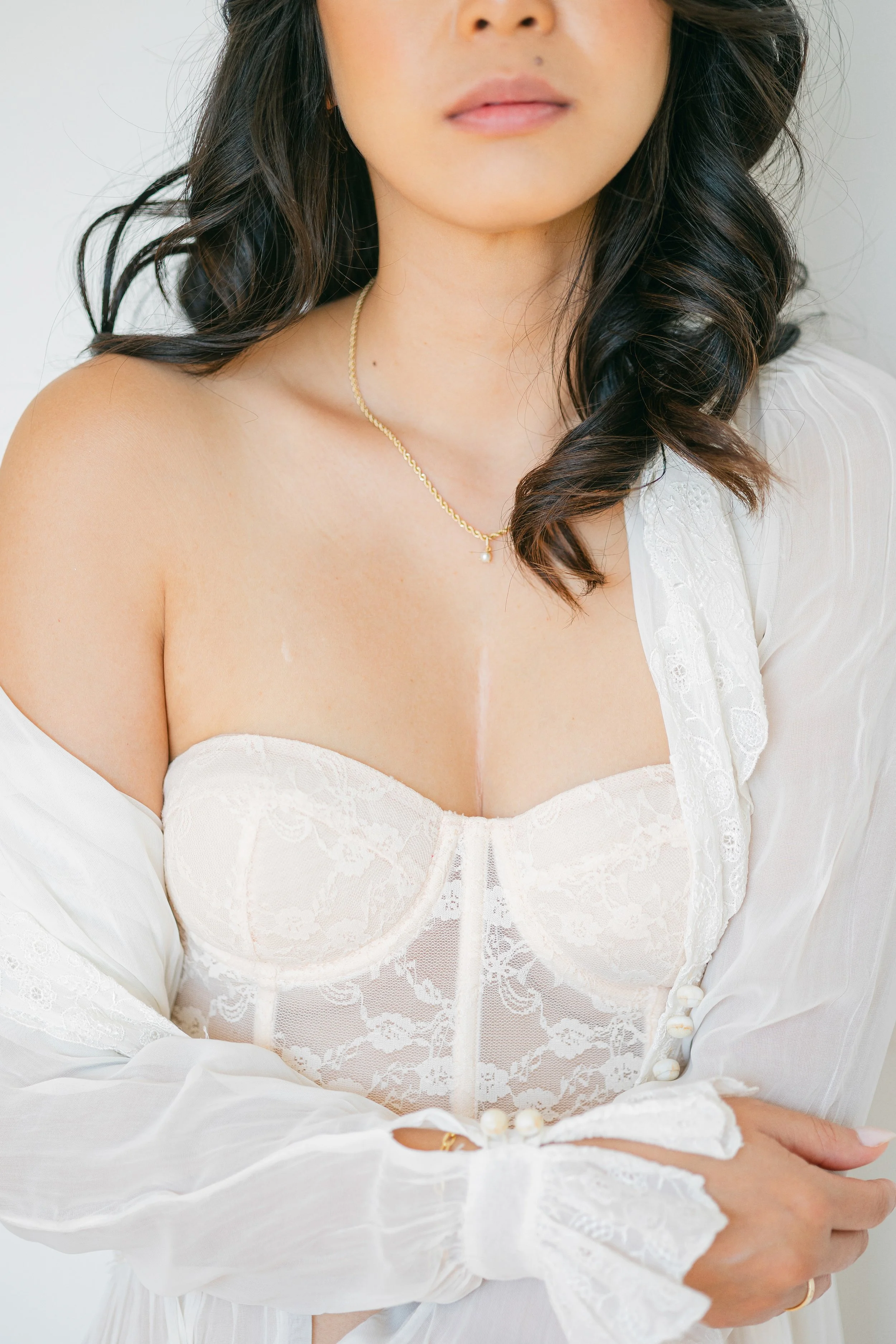 Elegant boudoir portrait celebrating feminine empowerment in Houston