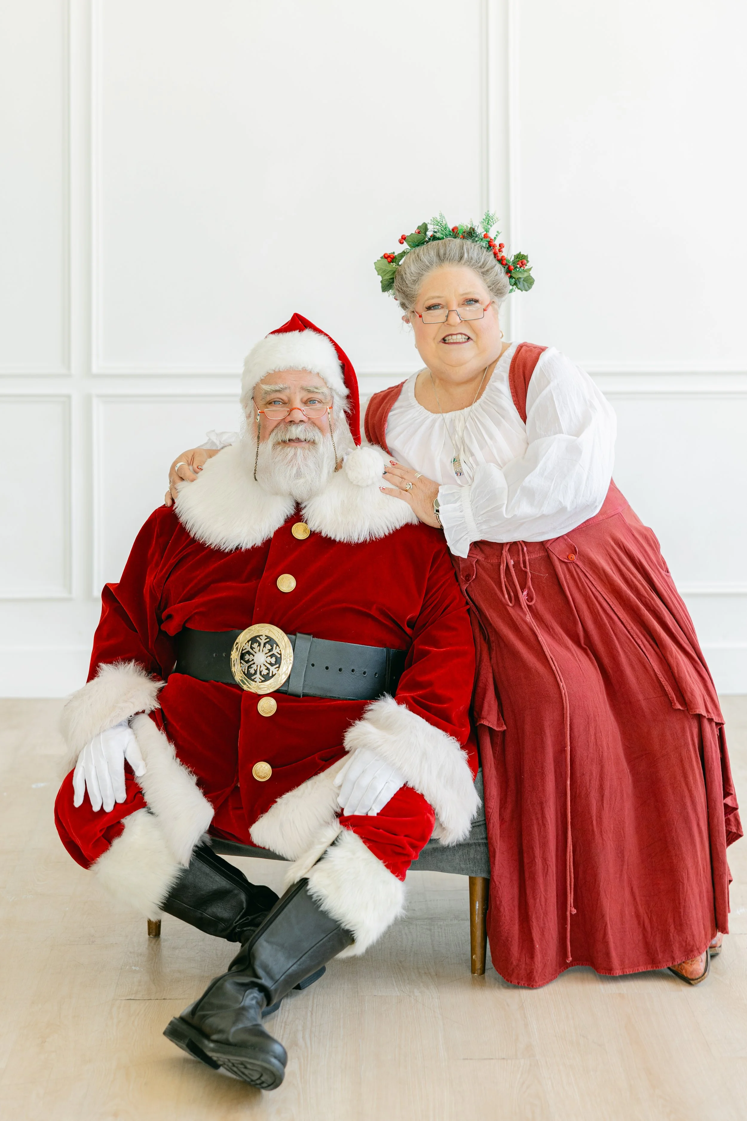 Santa and Mrs Clause in Houston