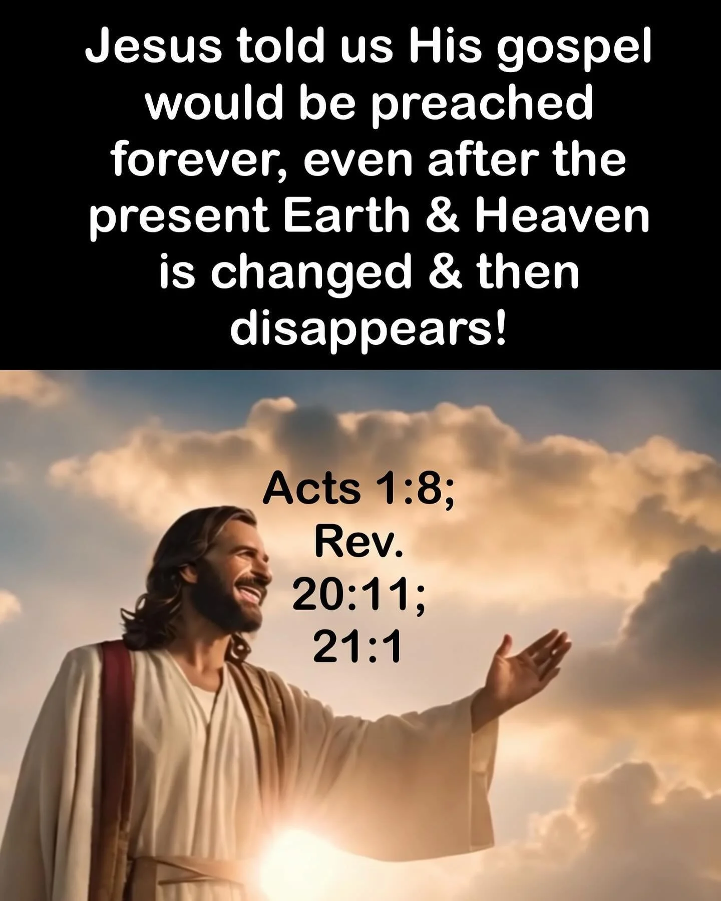 Revelation 20:11; &ldquo;Then I saw a great white throne &amp; Him who was seated upon it. The (current) Earth &amp; Heaven fled from His presence &amp; there was no place for them.&rdquo; This will occur at the end of the 1,000 yr reign of Christ an
