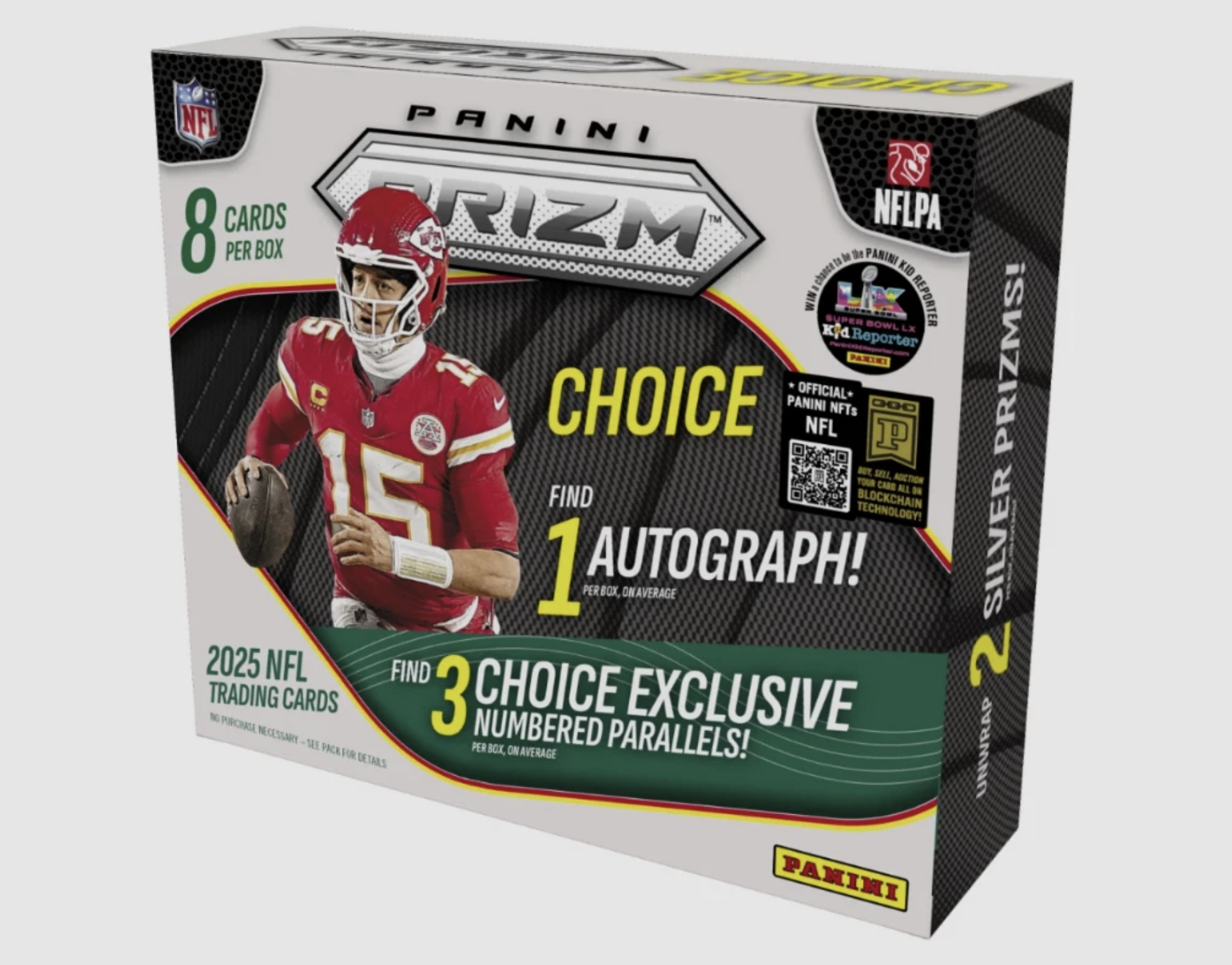 Panini Prizm 2025 NFL Trading Cards Choice Box