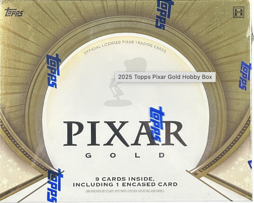 2025 Topps Pixar Gold Hobby Box