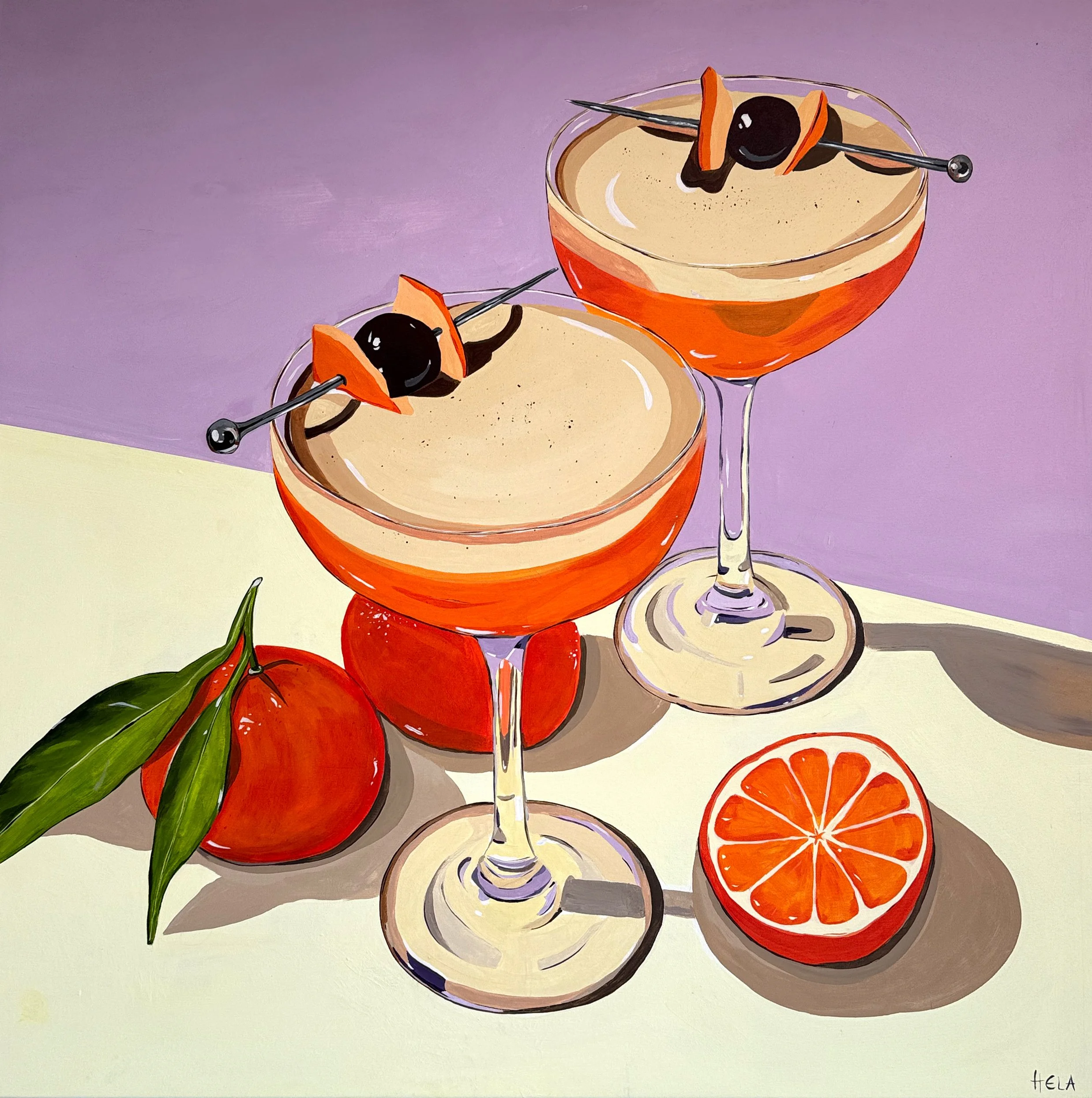Two Glasses Before Noon 100x 100 cm.jpg