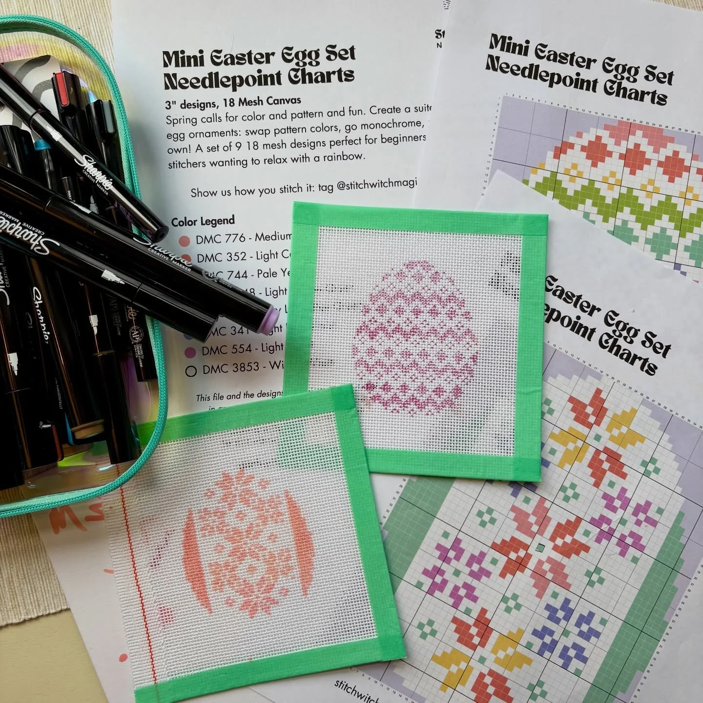 Canvas painting PSA: if you&rsquo;re painting a canvas for yourself, you can just do a shitty job. It&rsquo;s ok. It does not matter. I basically sketch out the design with as few paint pen colors as I can get away with (using a white paint pen to fi