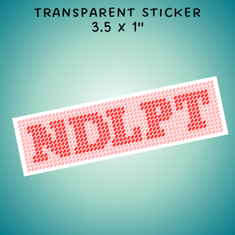 NDLPT Stitch Sticker