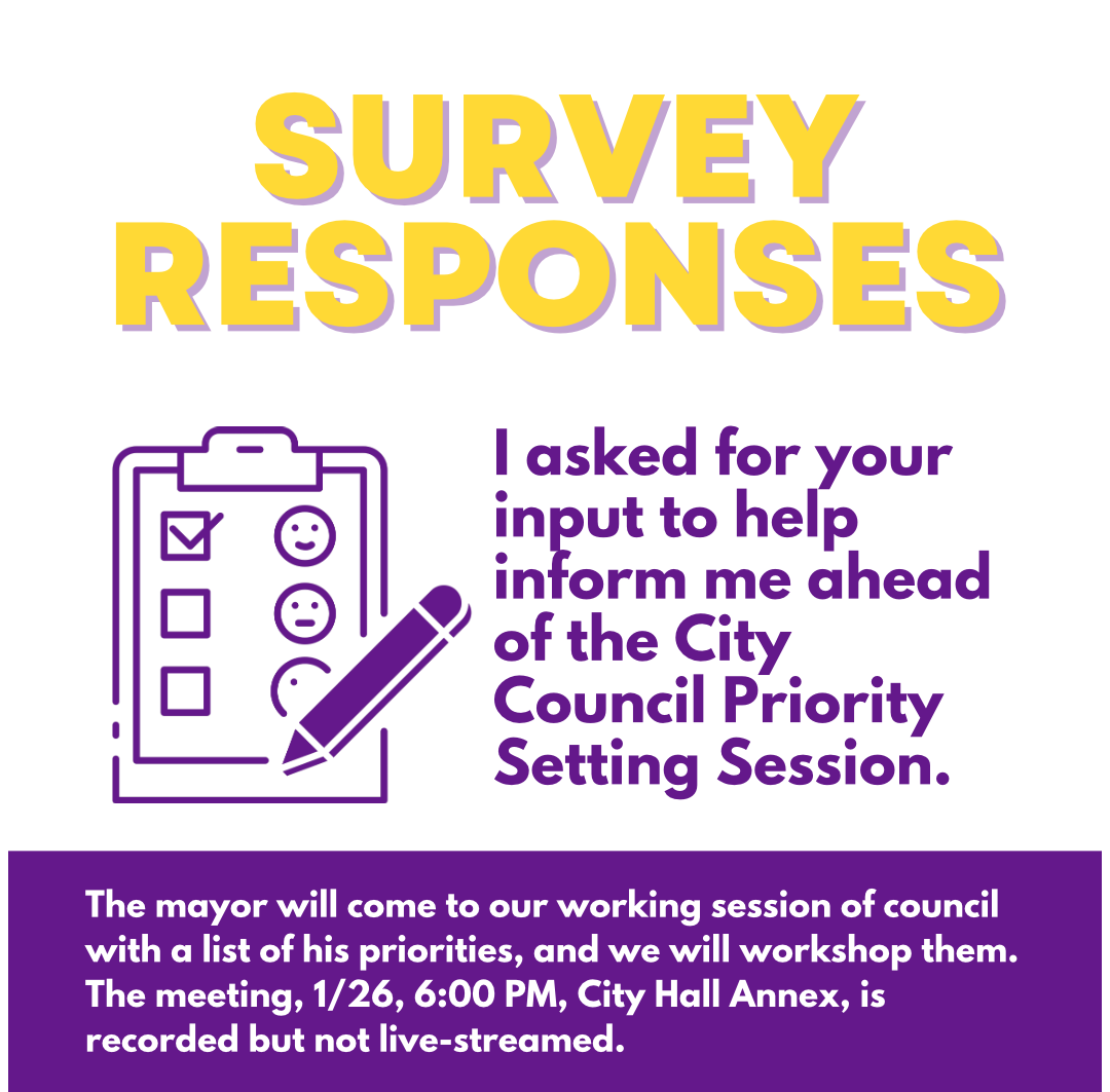 City Council Priorities Survey Results