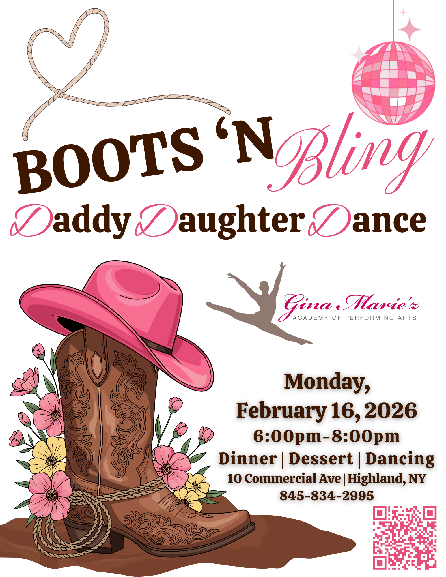 boots n bling daddy daughter dance, daddy and me, daddy daughter date, dinner, dancing, dessert, all ages welcome, open to the public, highland ny, ulster county ny