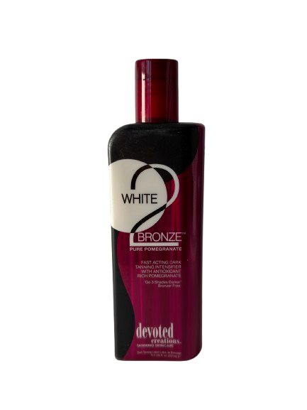 Devoted Creations White 2 Bronze Pure Pomegranate Tanning Lotion 8.5oz