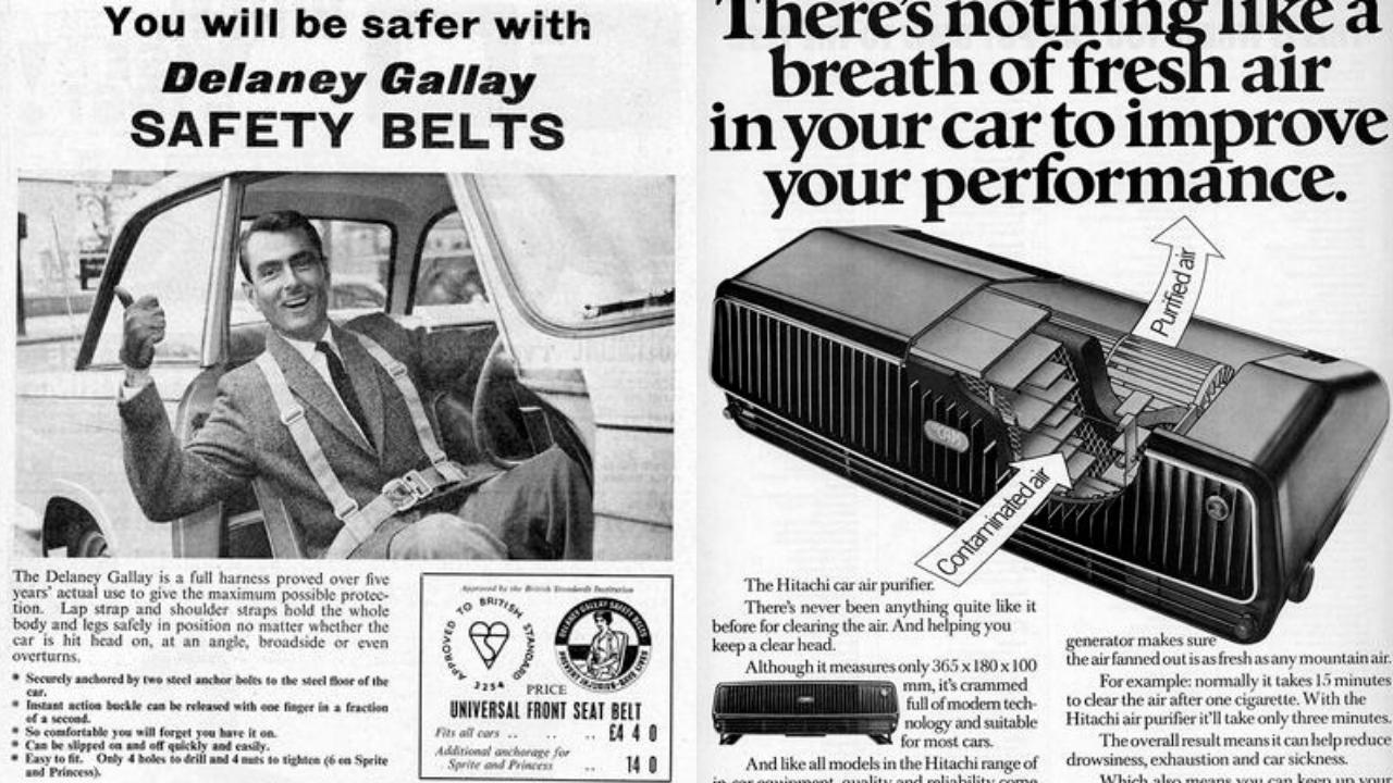 Unutulmuş Araba Aksesuarları: İlk Emniyet Kemerleri Aksesuarmış…