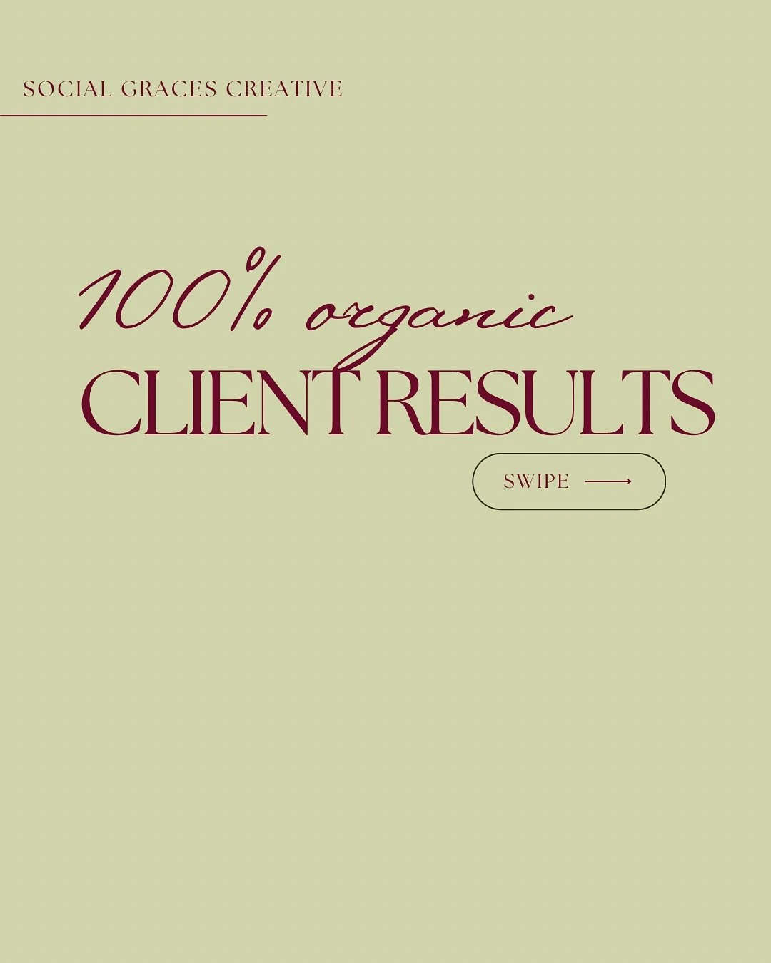 Social media growth isn&rsquo;t one-size-fits-all. 

Every brand has their own unique journey and starting point. The key to success is consistency and knowing how to captivate and engage your target audience.

I customize my services to each client,