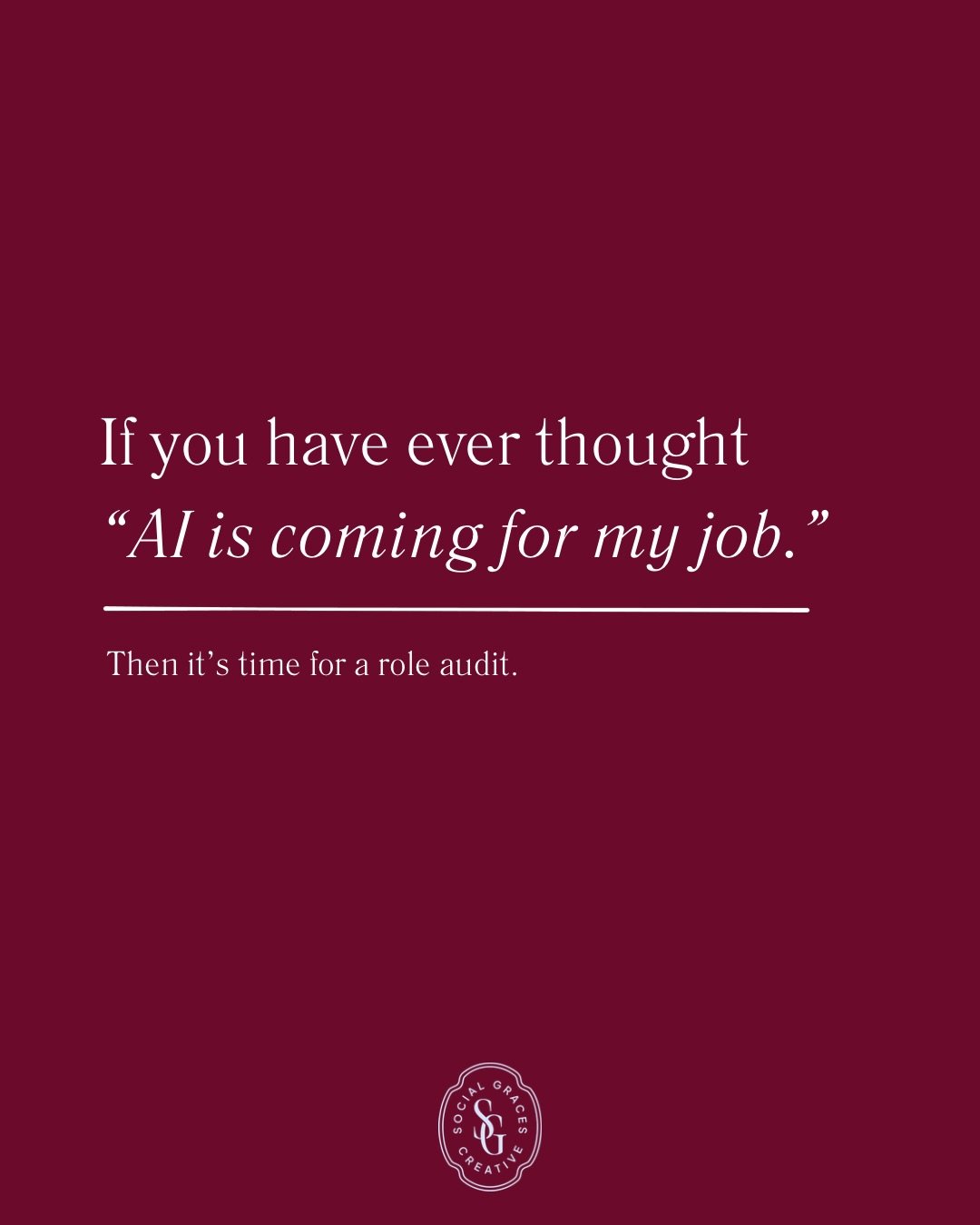 In the age of AI, your human edge is your strongest asset. 

Focusing on the skills that make you indispensable to automation is a must. Showing them off is just as important! 

If your online presence is missing that human connection then this is yo