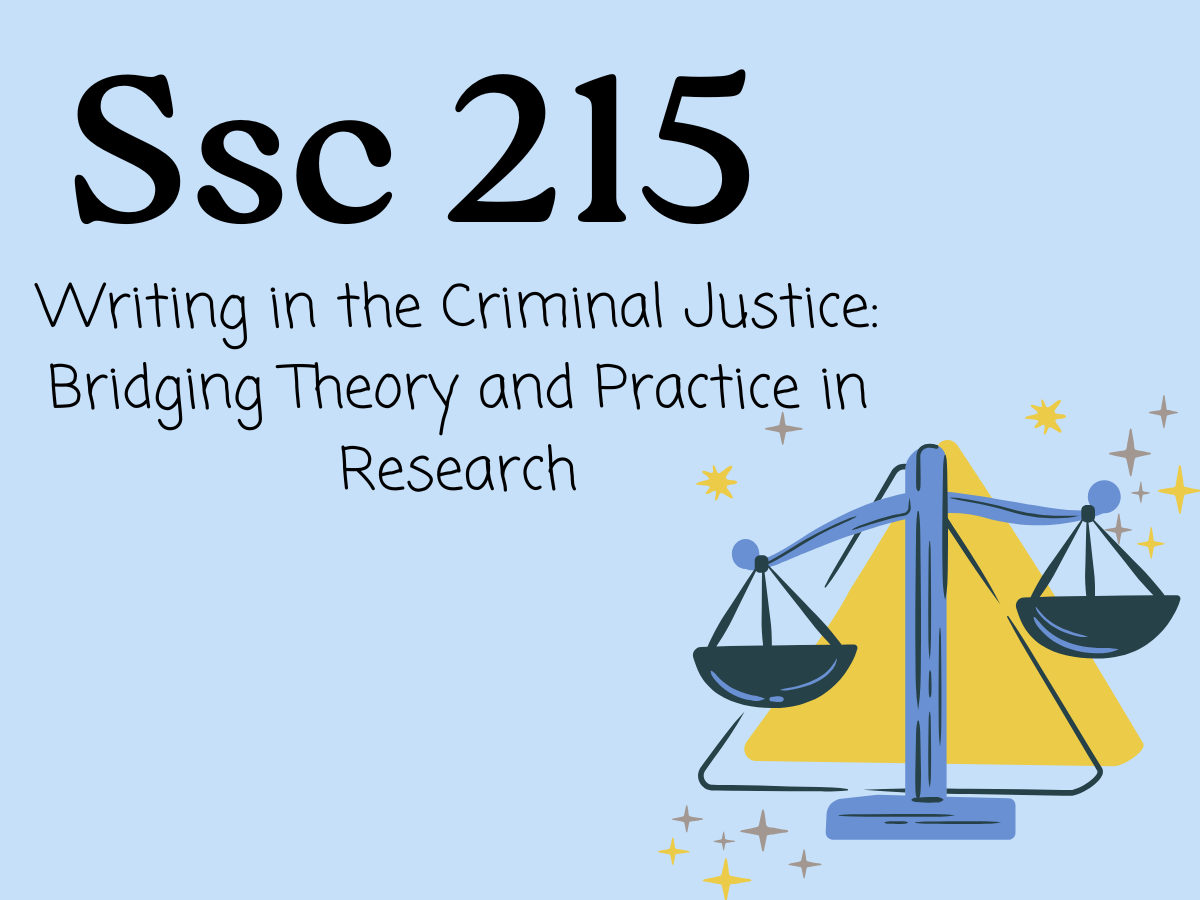 This research-based academic writing course prepares students to write effectively in their upper-level Criminal Justice courses. Focused on empirical writing, students will write about observations and patterns of behavior, investigating how argumen