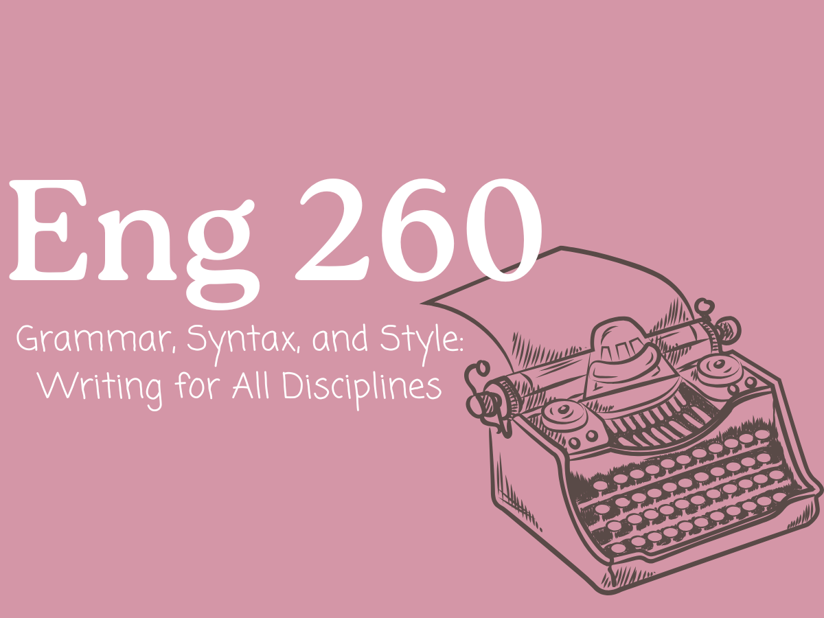 In this how-to, practical course, students will work on grammar, syntax, and style, analyzing lots of writing - the students' own as well as professionals' - to figure out how writers shape language to make it convey clear messages to readers. Studen