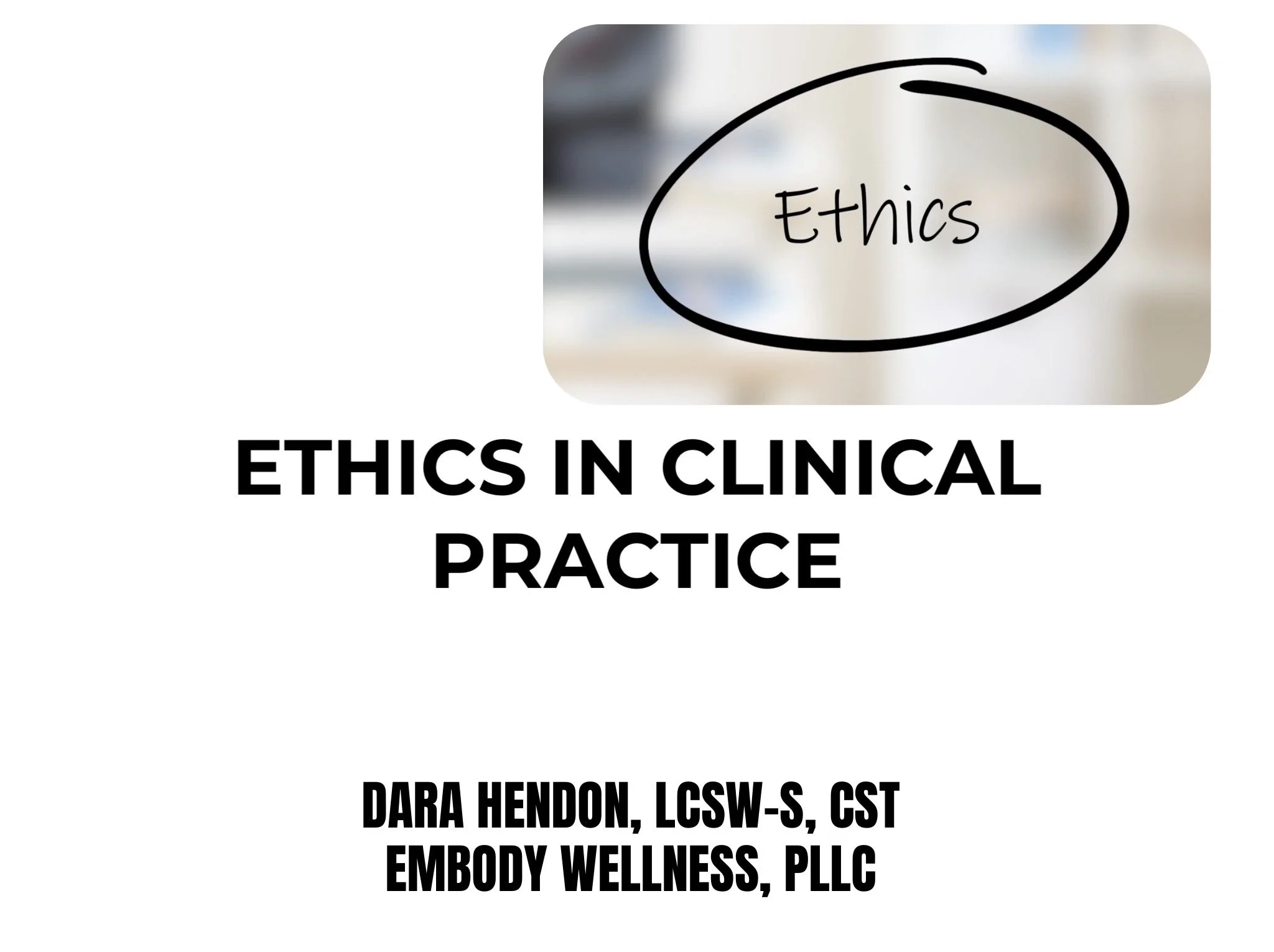 Social Work Ethics 