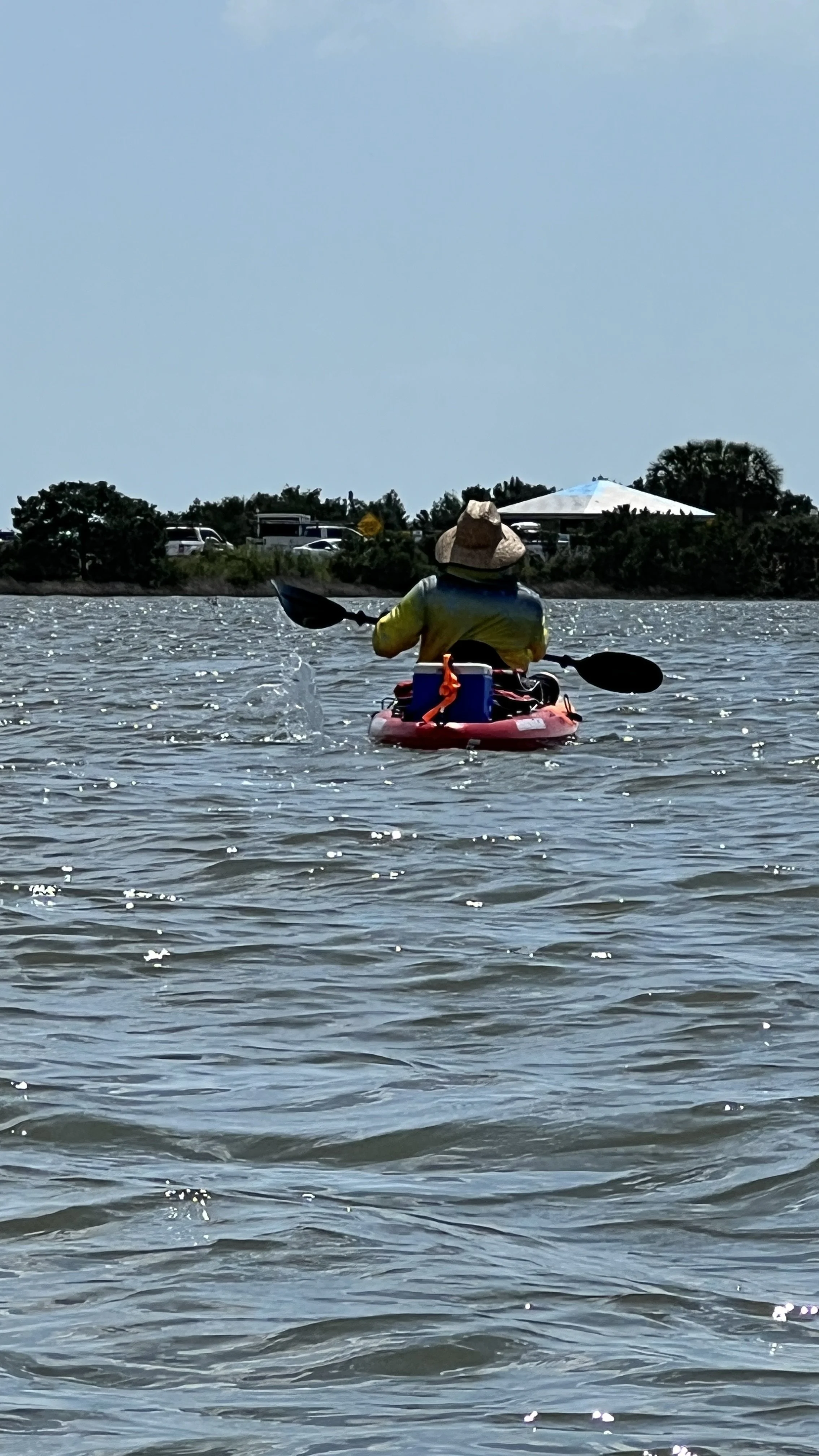 Person kayaking