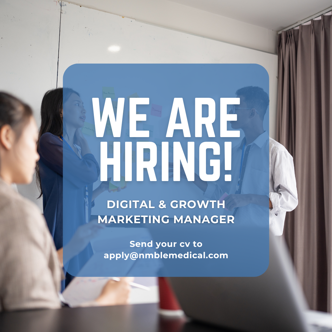      

 
   Digital Growth &amp; Marketing Manager   Location: Remote (US)   Nmble Medical has partnered with a healthcare organization to bring on a Digital &amp; Growth Marketing Manager. The Digital &amp; Growth Marketing Manager is responsible fo