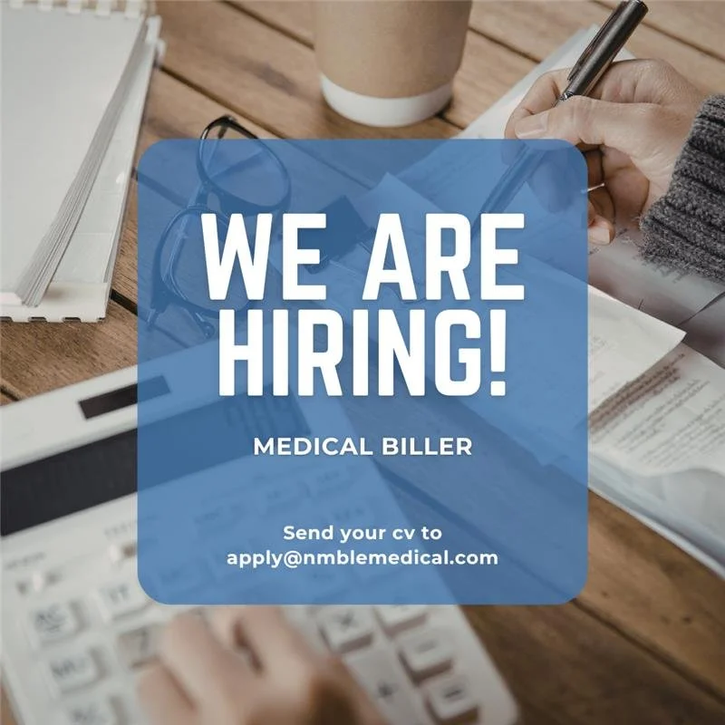       
  
     Medical Biller    Location: Grand Rapids, MI | Contract | Full-time | Onsite     Nmble Medical is looking for a Medical Biller (Contract) to join a large, established healthcare organization in Grand Rapids. You’ll be part of a collabo