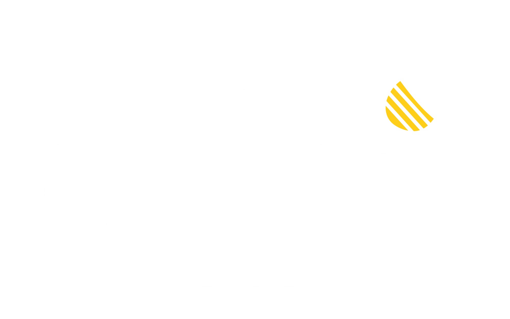 Logo for Buzz & Bloom Marketing with stylized text and a yellow center for the ampersand