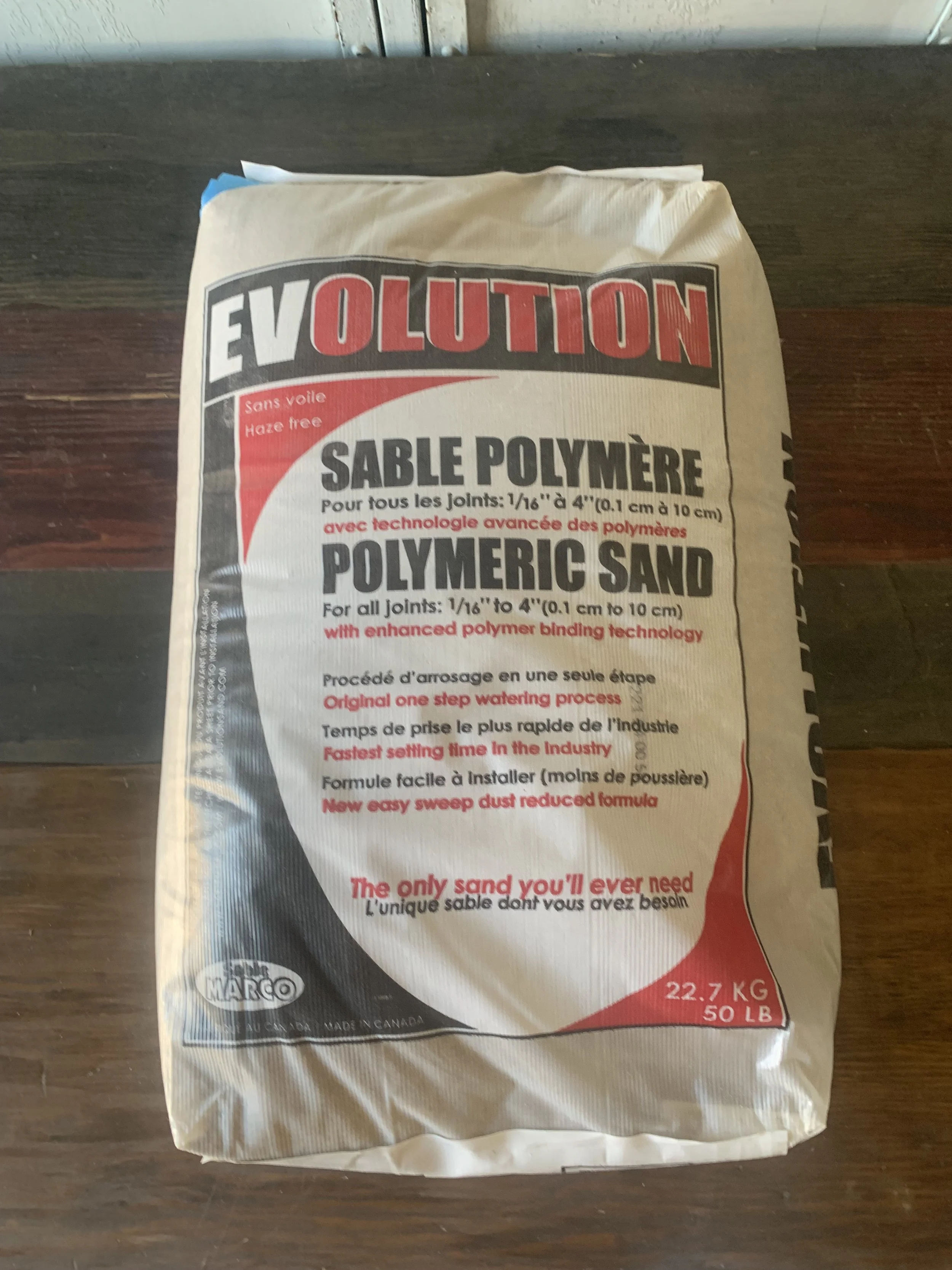 Polymeric Sand in multiple colors