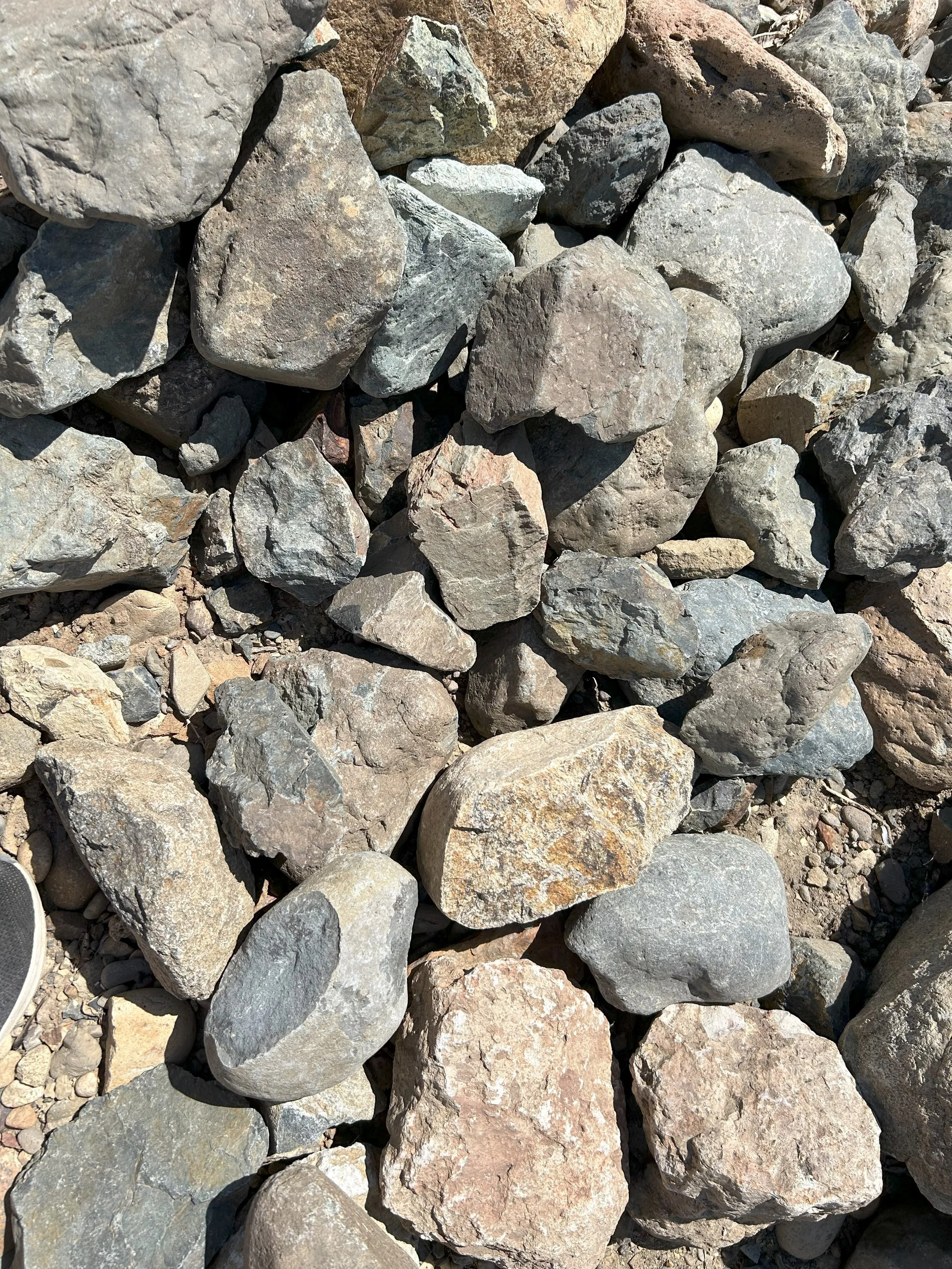 Small Marble River Boulders