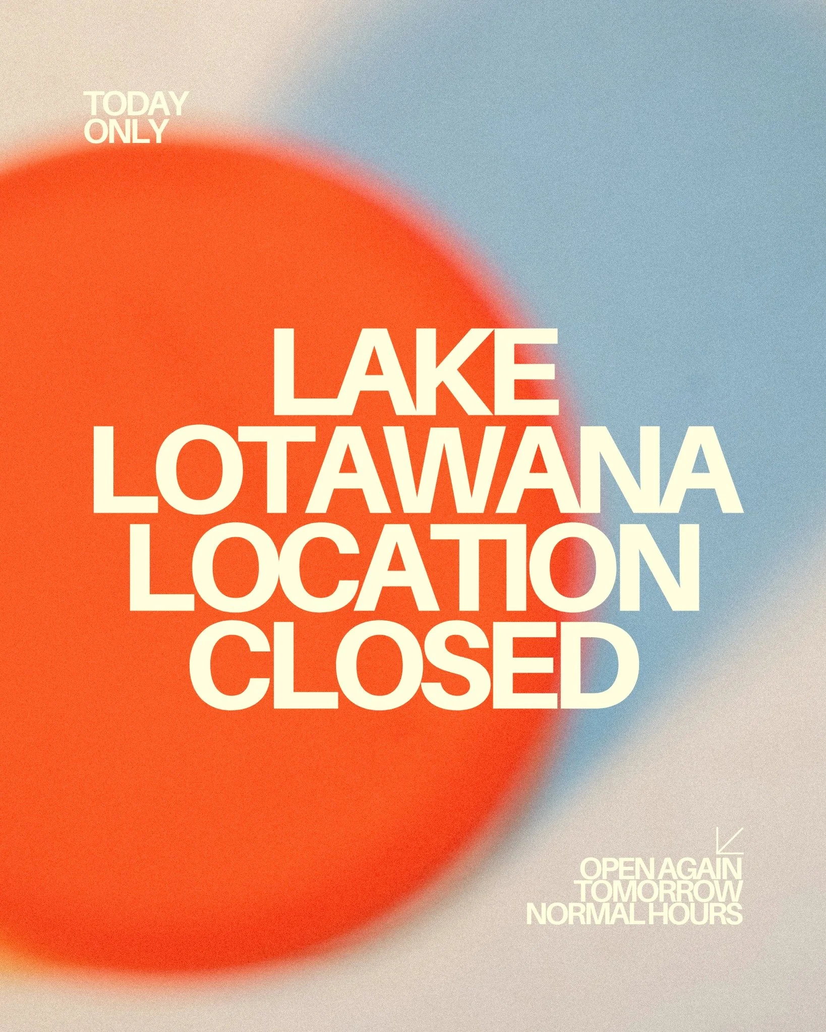 Our Lotawana location is taking a break today for annual polishing and holiday magic! We will reopen tomorrow - normal hours! #CaptainsSL