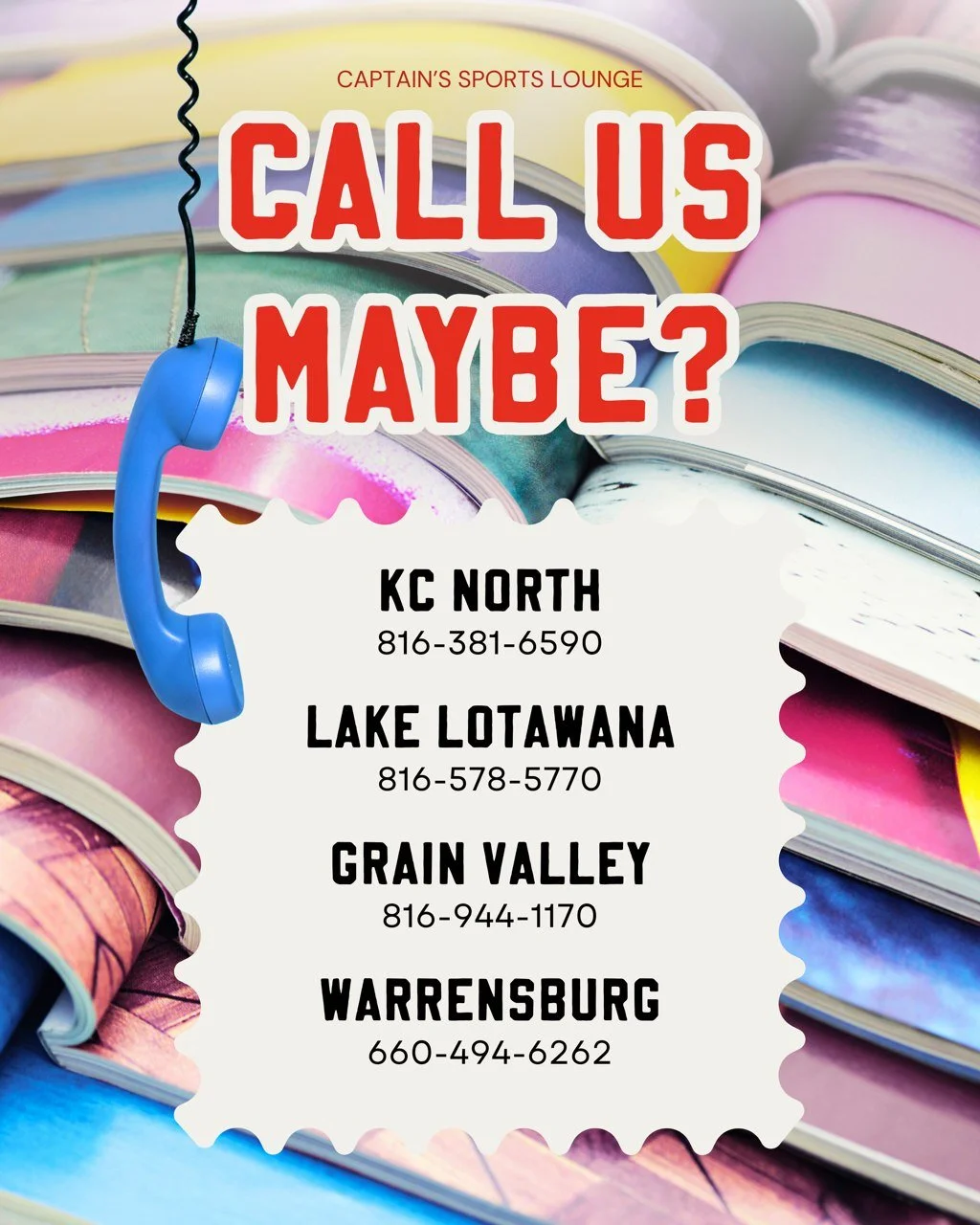 But if you're calling about our car's extended warranty we're not home. 😬 #captainsSL