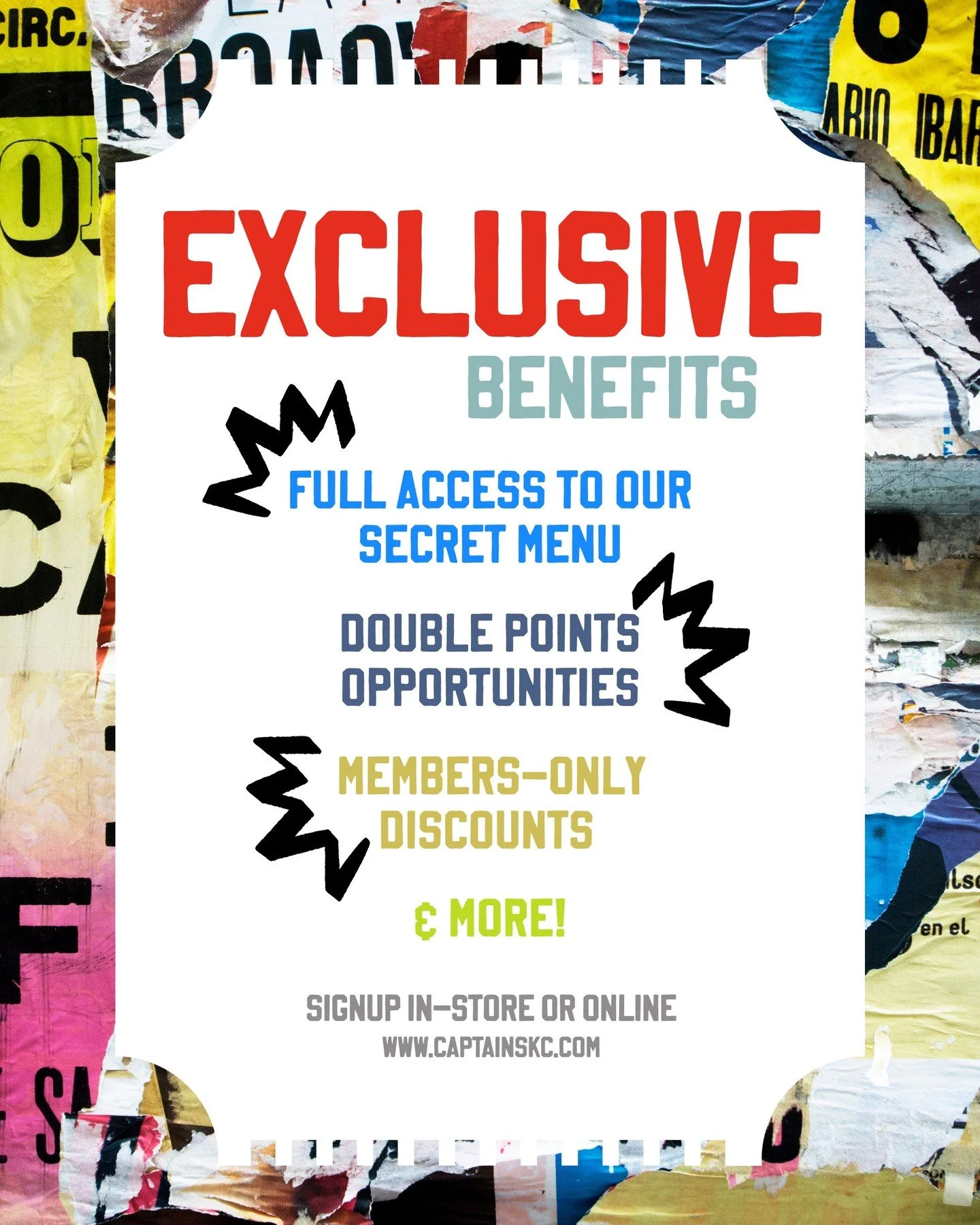 Best of all, it's FREE to sign-up! 🤑 #captainsSL #jointheclub