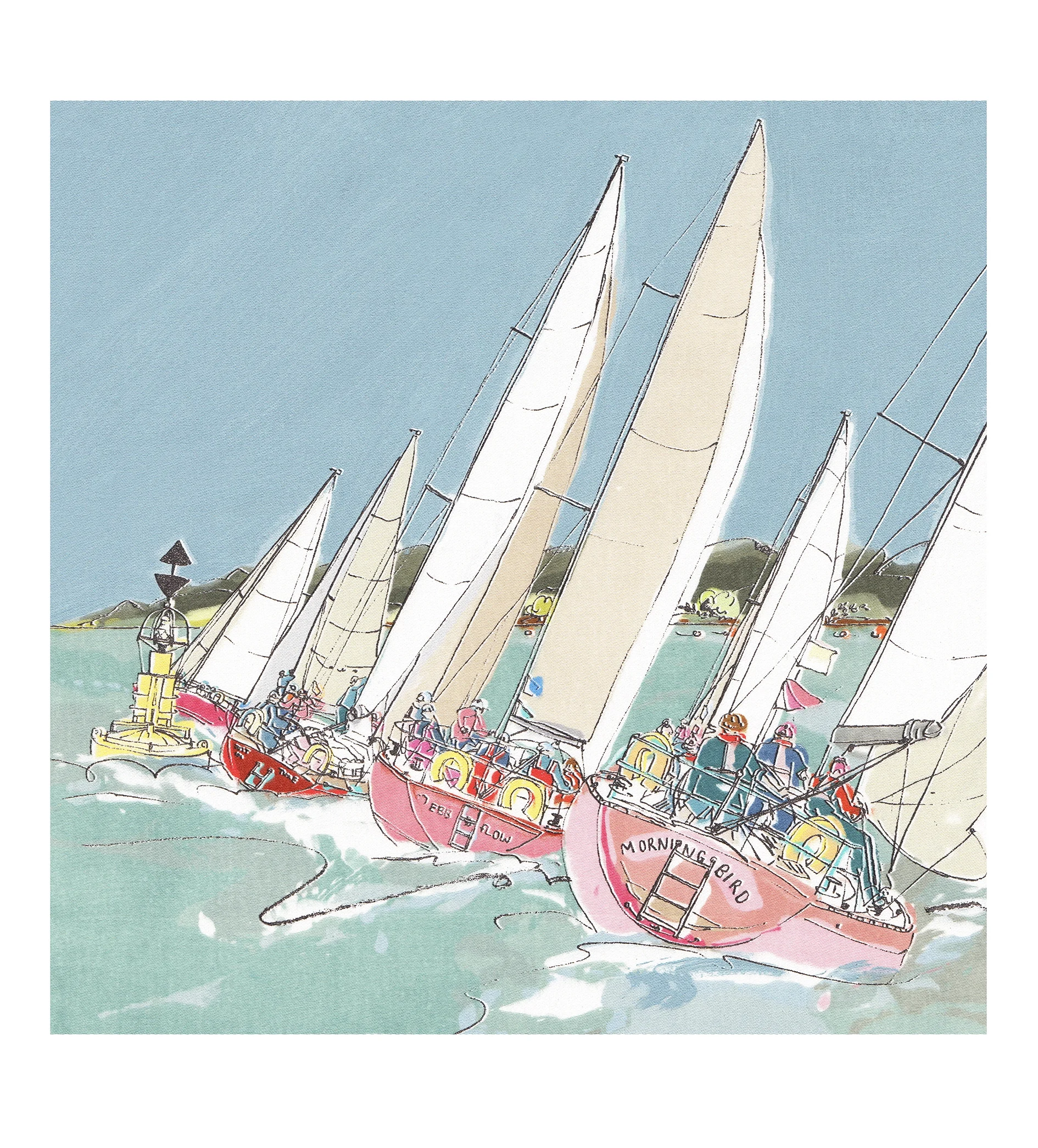 Close Hauled limited edition print  Alex Poyner 1c.webp