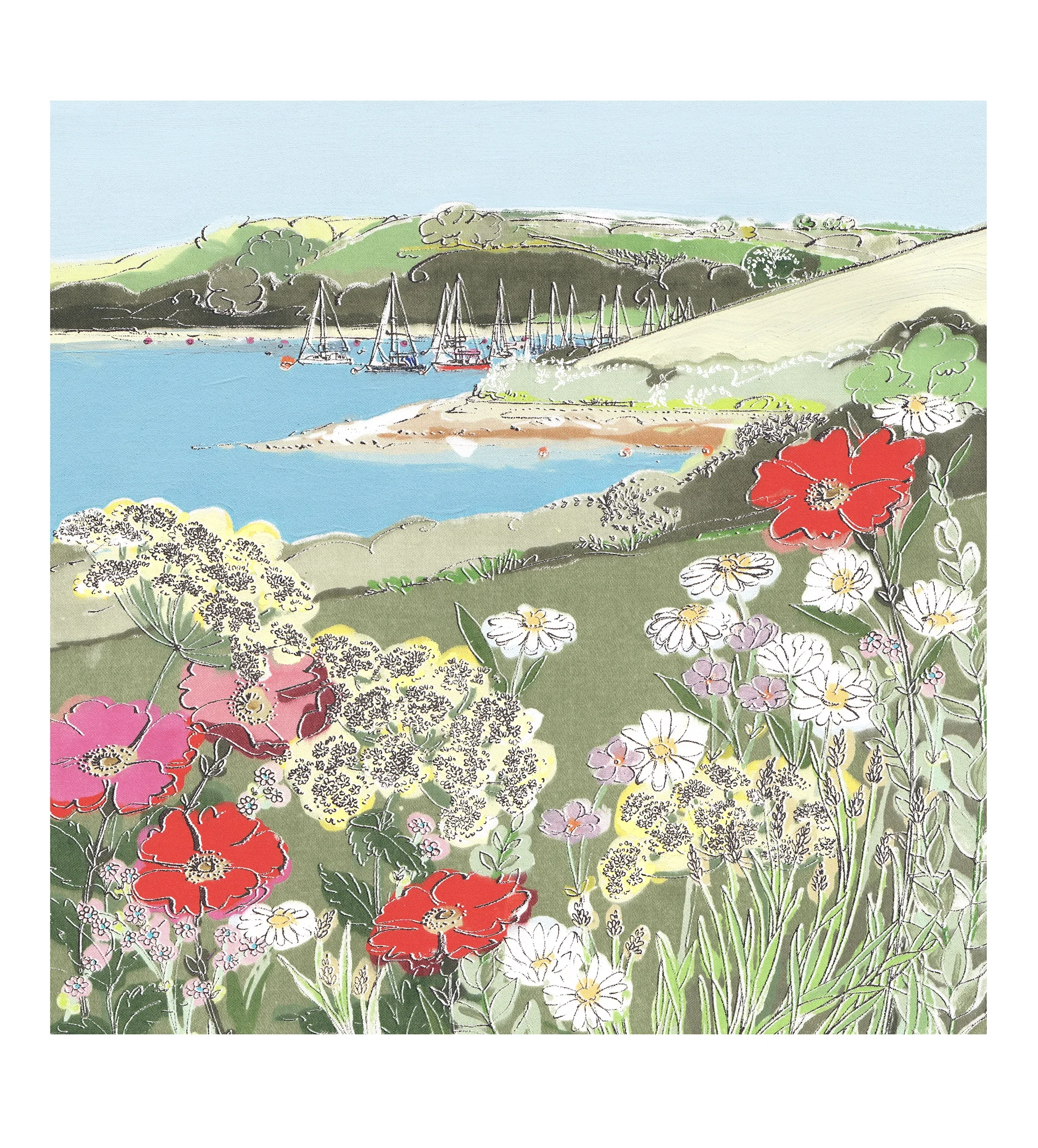 Blooming Bay limited edition print  Alex Poyner 1c.webp