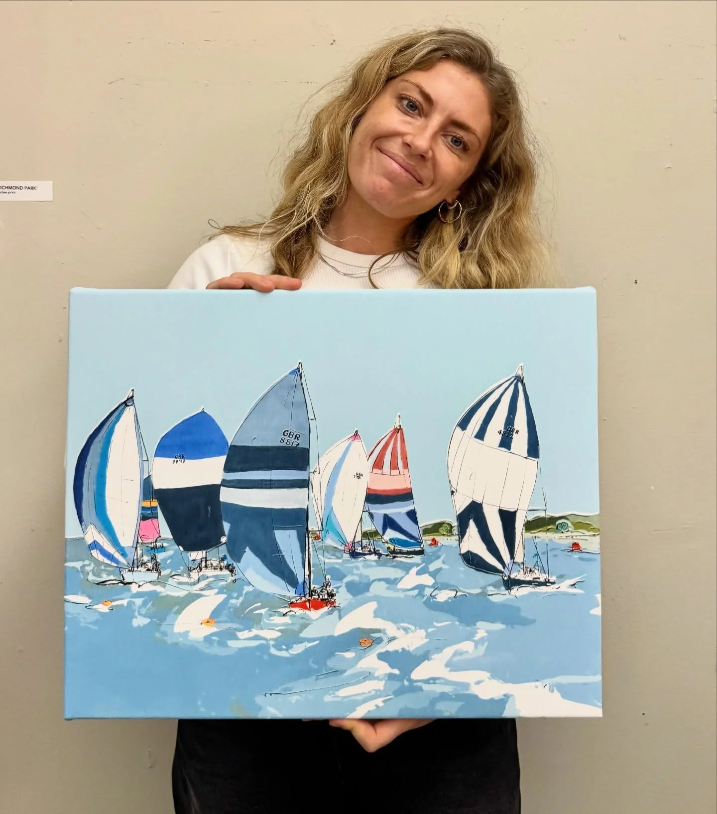 &lsquo;Gennakers In The Wind&rsquo; 
Painted &amp; Screen-Print Variable Edition 1 of 5 
Available 🥳

&lsquo;Gennakers In The Wind&rsquo; 
Painted &amp; Screen-Print Variable Edition 2 of 5 
❤️ Sold 🥰

I had so much fun creating the first two editi