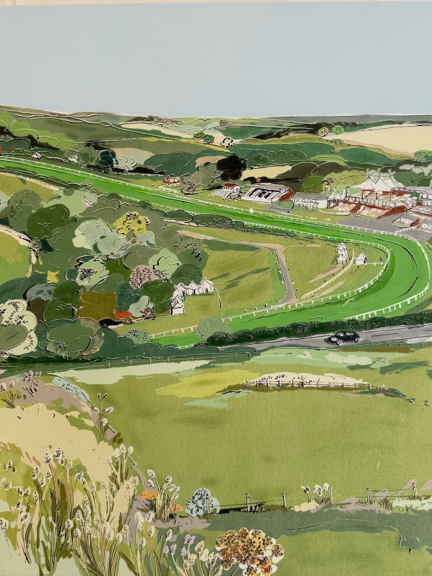 Details from my most recent commission inspired by Goodwood Racecourse 🐎🌿

I really enjoyed creating this piece. The brief was beautifully open. My client wanted to capture the essence of Goodwood, but not necessarily make the racecourse the main f