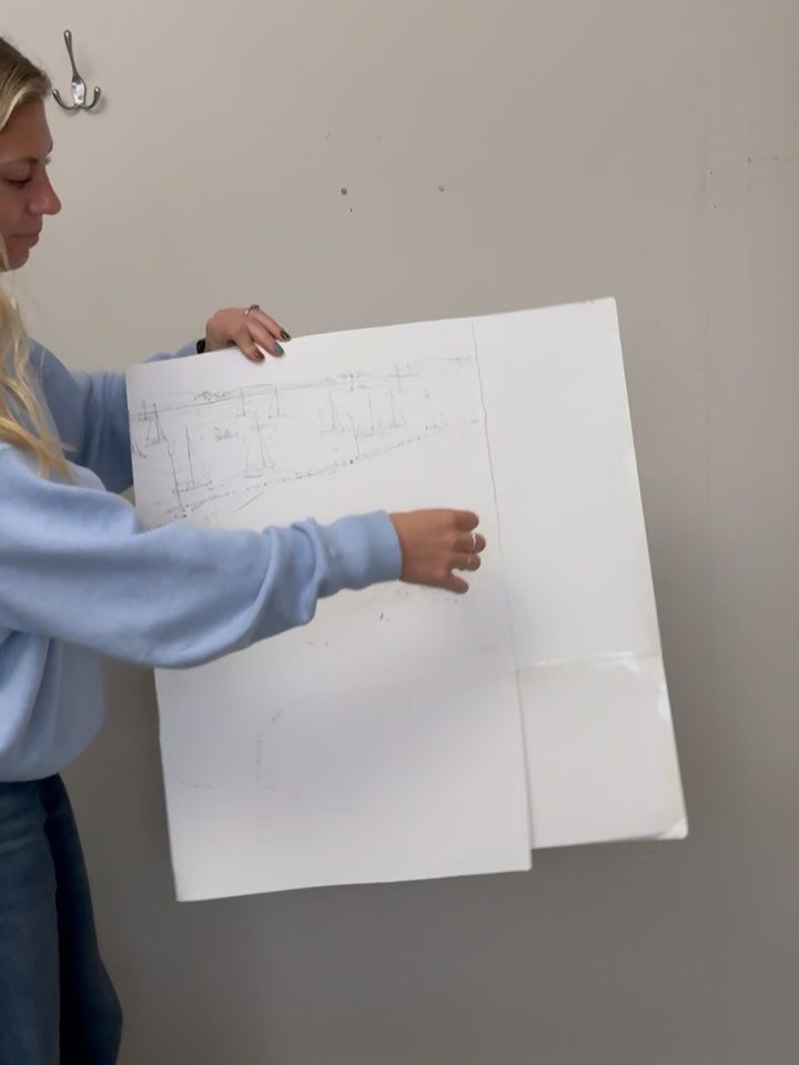 I&rsquo;m currently in the early stages of a few new pieces, which means lots of sketching and playing with compositions ✏️

Once I find a scene that feels right and I get that little spark of excitement that it&rsquo;s going to work and flow, then I