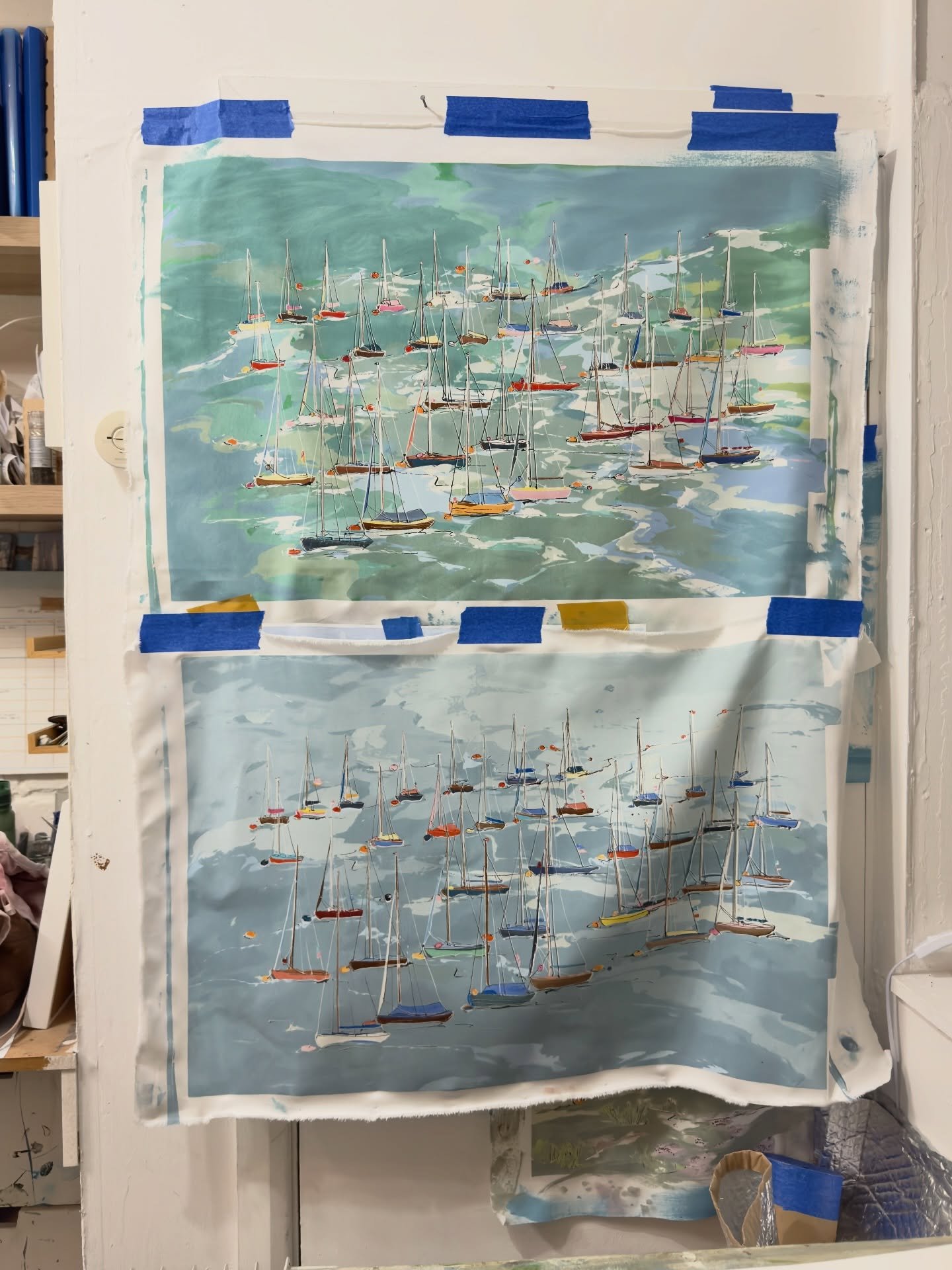 These two pieces are fresh off the print table and will be released at my Exhibition at the end of April.