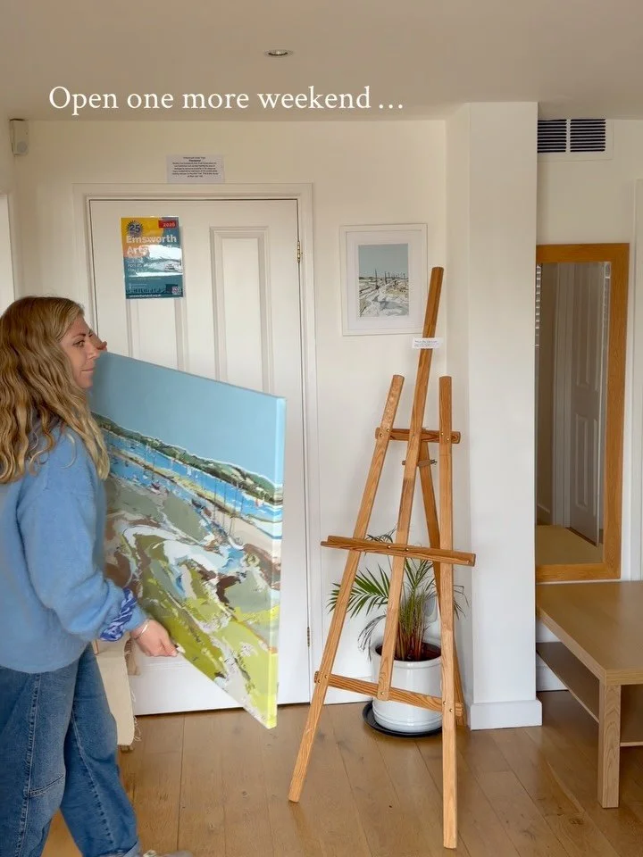 Thank you so much to everyone who came to visit last weekend at @emsworthartstrail26, it&rsquo;s always such a joy to meet you 💛

The @emsworthartstrail26 exhibition is open for its final weekend, with 100 artists showing work across different locat
