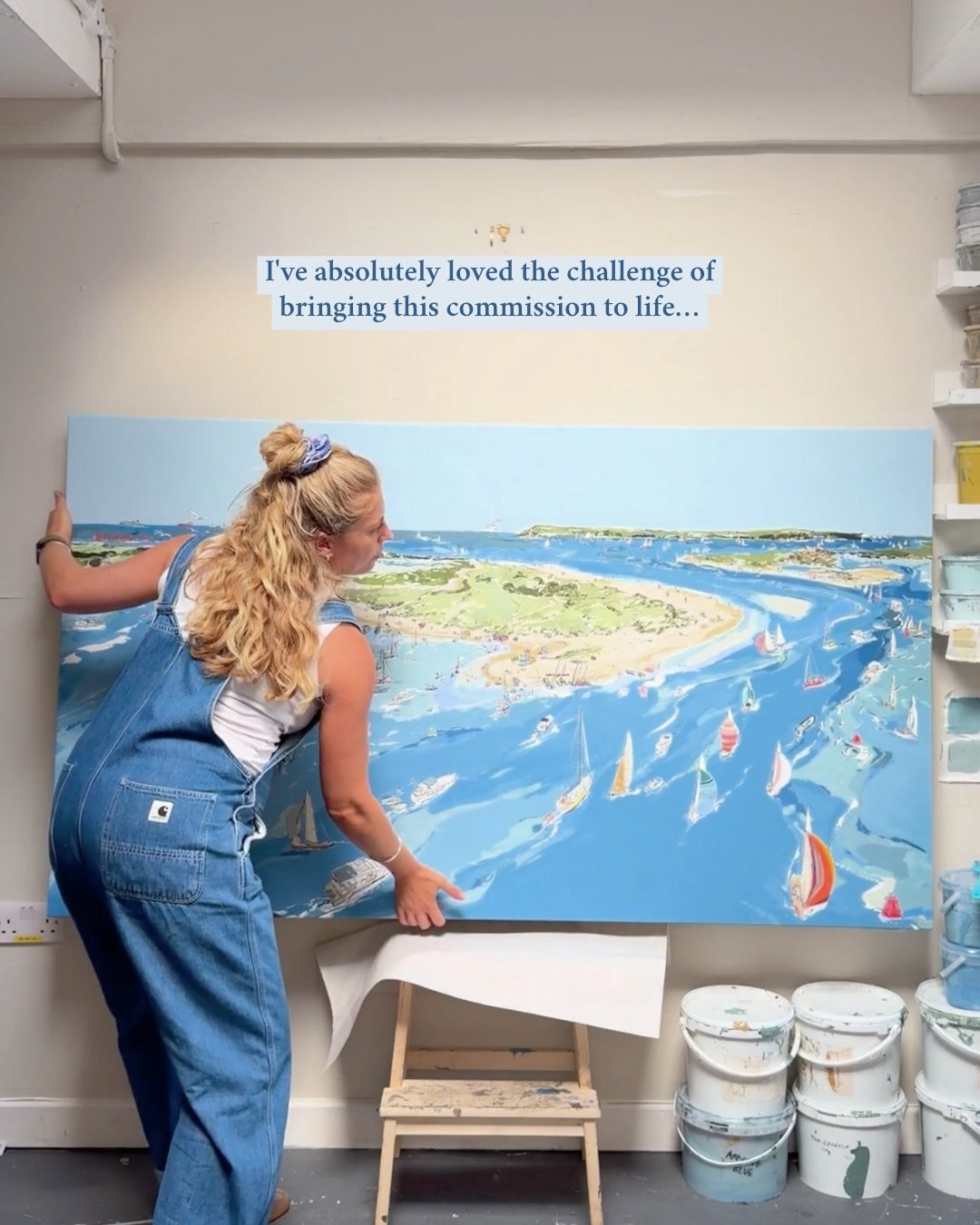 A little behind the scenes of East Head, one of the most challenging commissions I&rsquo;ve worked on this year partly due to the size of it!

Inspired by a favourite walk and a place filled with happy memories, the brief was to capture not just the 