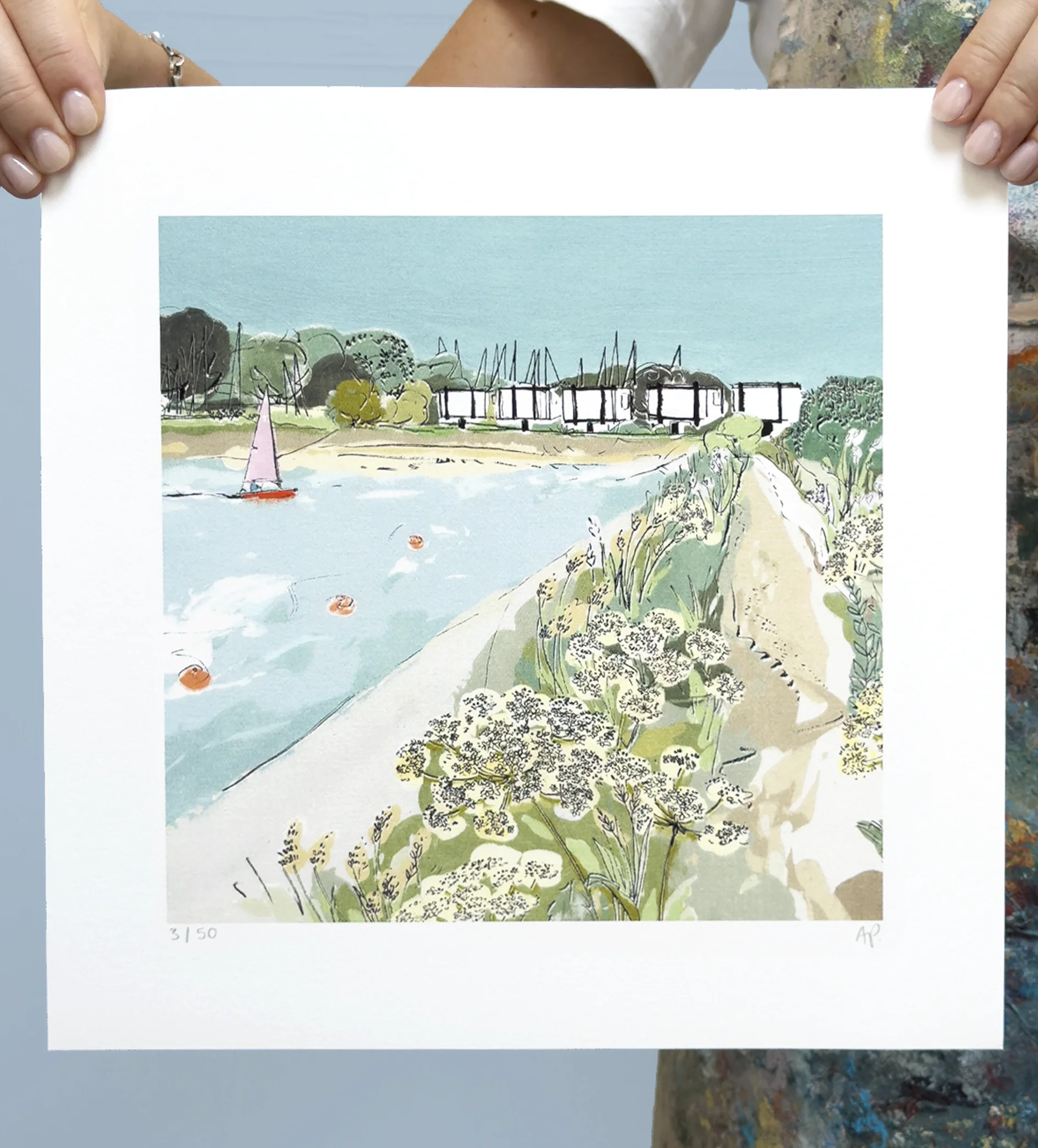 The Deck Houses limited edition print  Alex Poyner 1b.webp