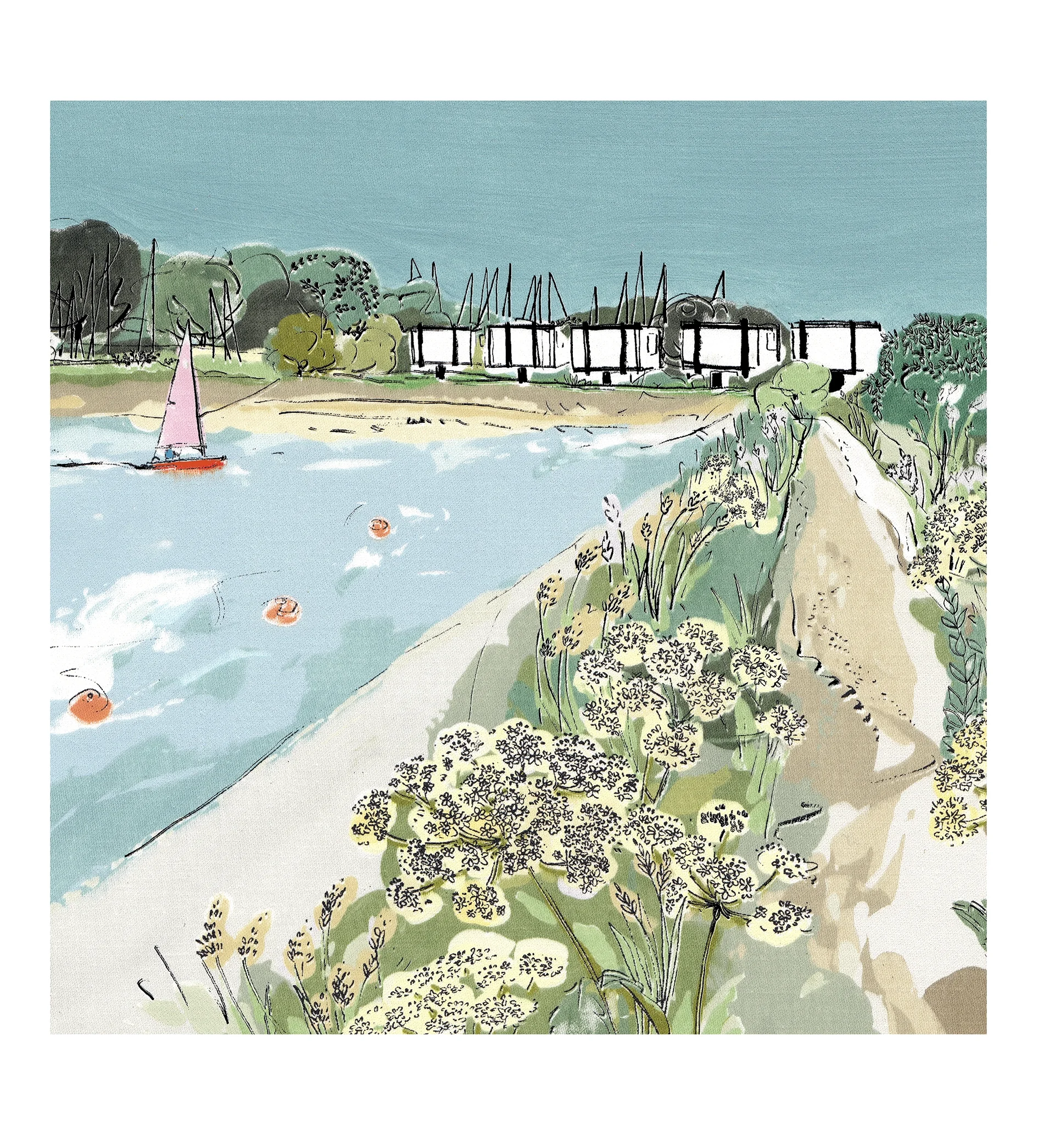The Deck Houses limited edition print  Alex Poyner 1c.webp