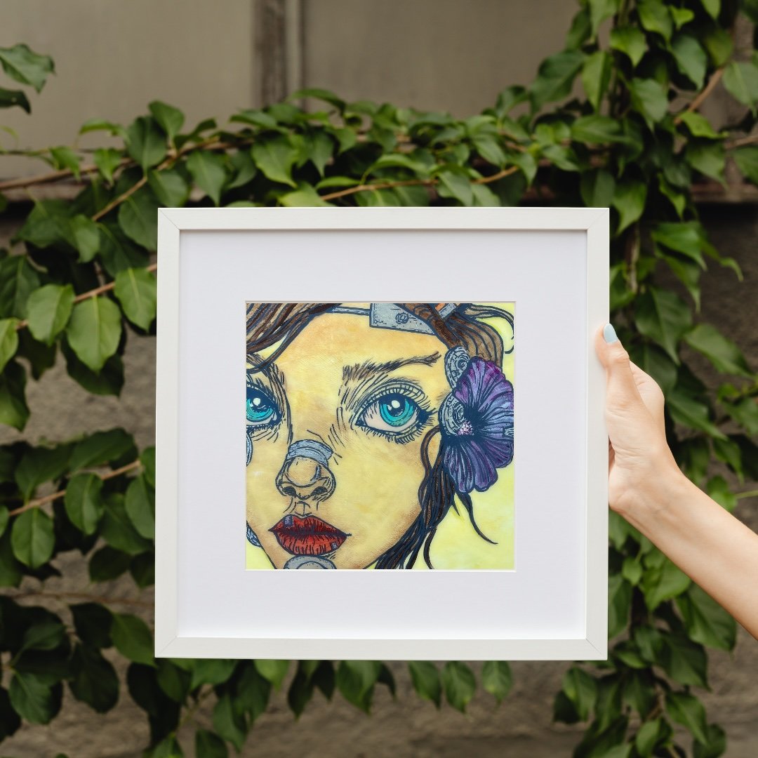 Green Beige Art Photo Frame Mockup Instagram Post.jpg