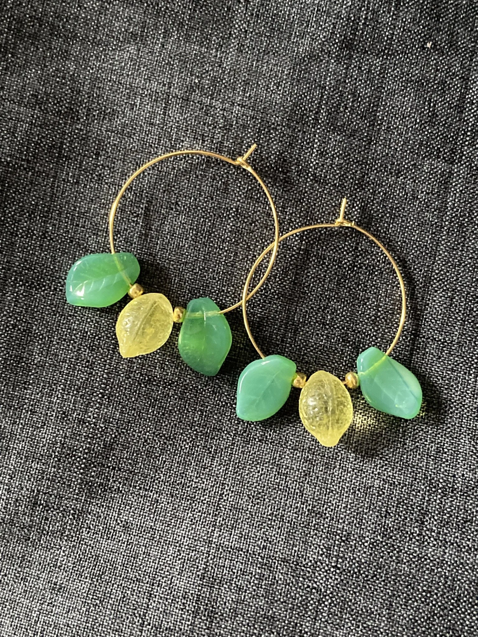 Whimsical Czech Glass Bead Earrings